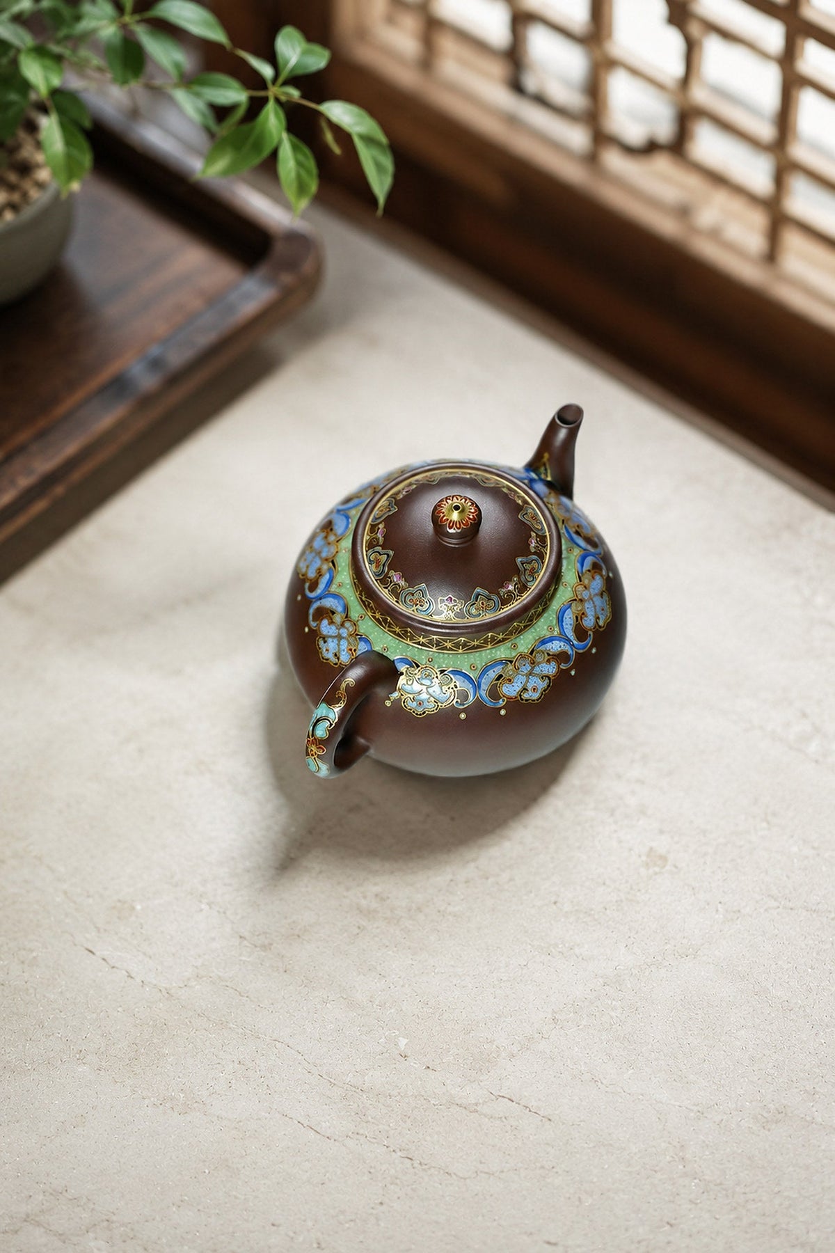 Ban Yue Yixing Zisha Teapot – Aged Zini Clay, 160ml
