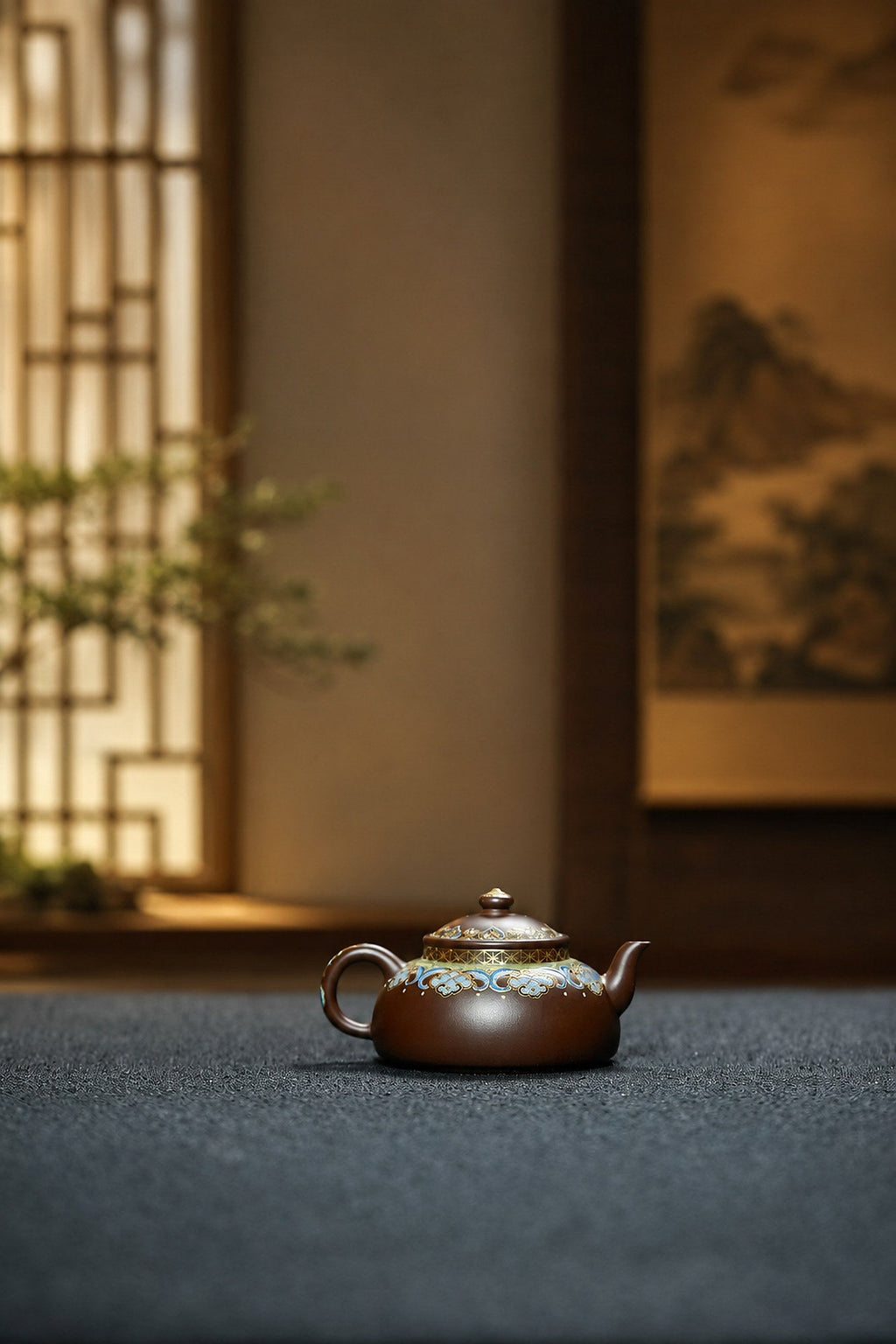 Ban Yue Yixing Zisha Teapot – Aged Zini Clay, 160ml