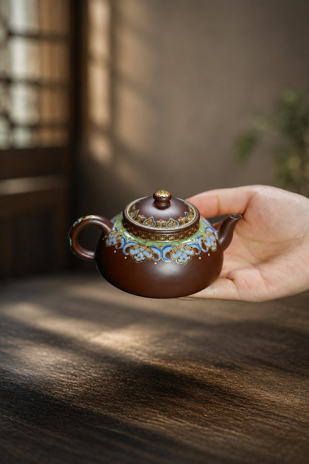 Ban Yue Yixing Zisha Teapot – Aged Zini Clay, 160ml