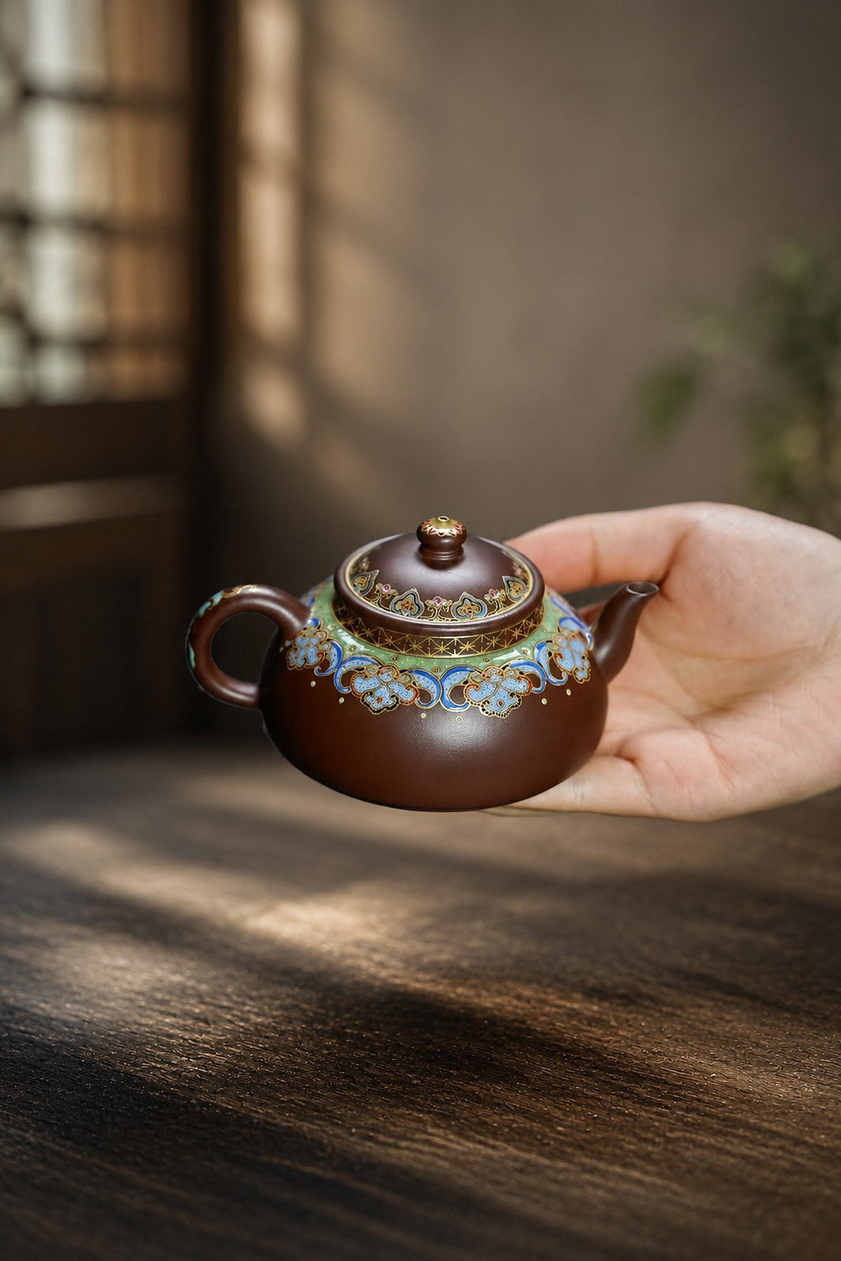 Ban Yue Yixing Zisha Teapot – Aged Zini Clay, 160ml