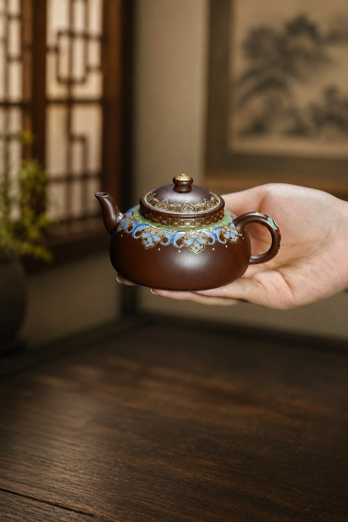 Ban Yue Yixing Zisha Teapot – Aged Zini Clay, 160ml