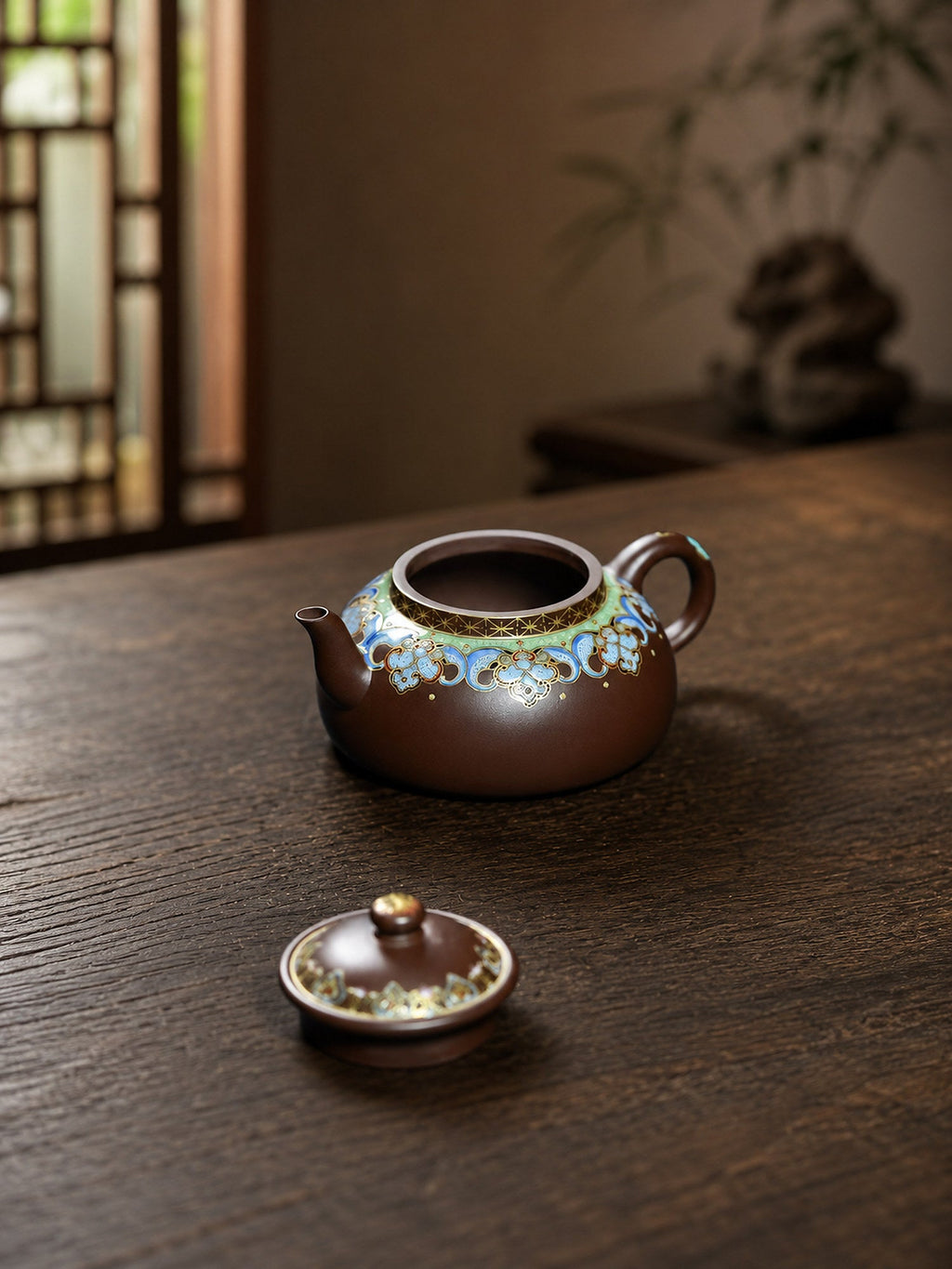Ban Yue Yixing Zisha Teapot – Aged Zini Clay, 160ml
