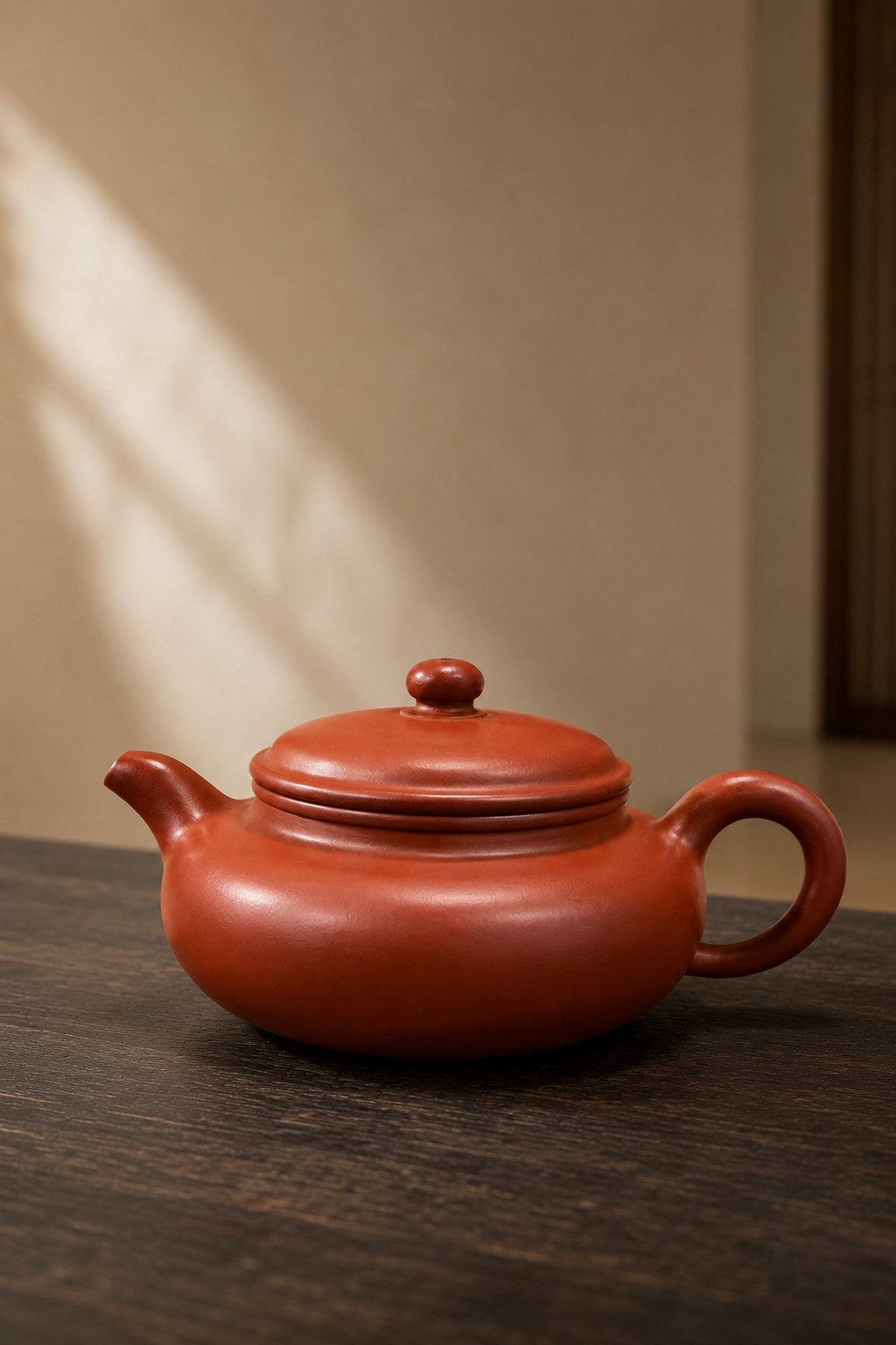 Handmade Bian Fu Yixing Zisha Teapot – Dahongpao Clay, 120ml