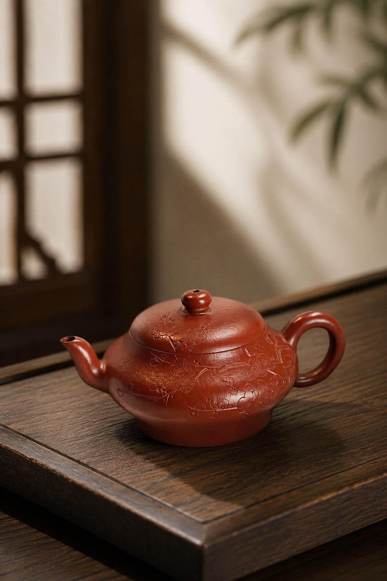 Bian Yu Yixing Zisha Teapot – Zhuni Clay, 160ml