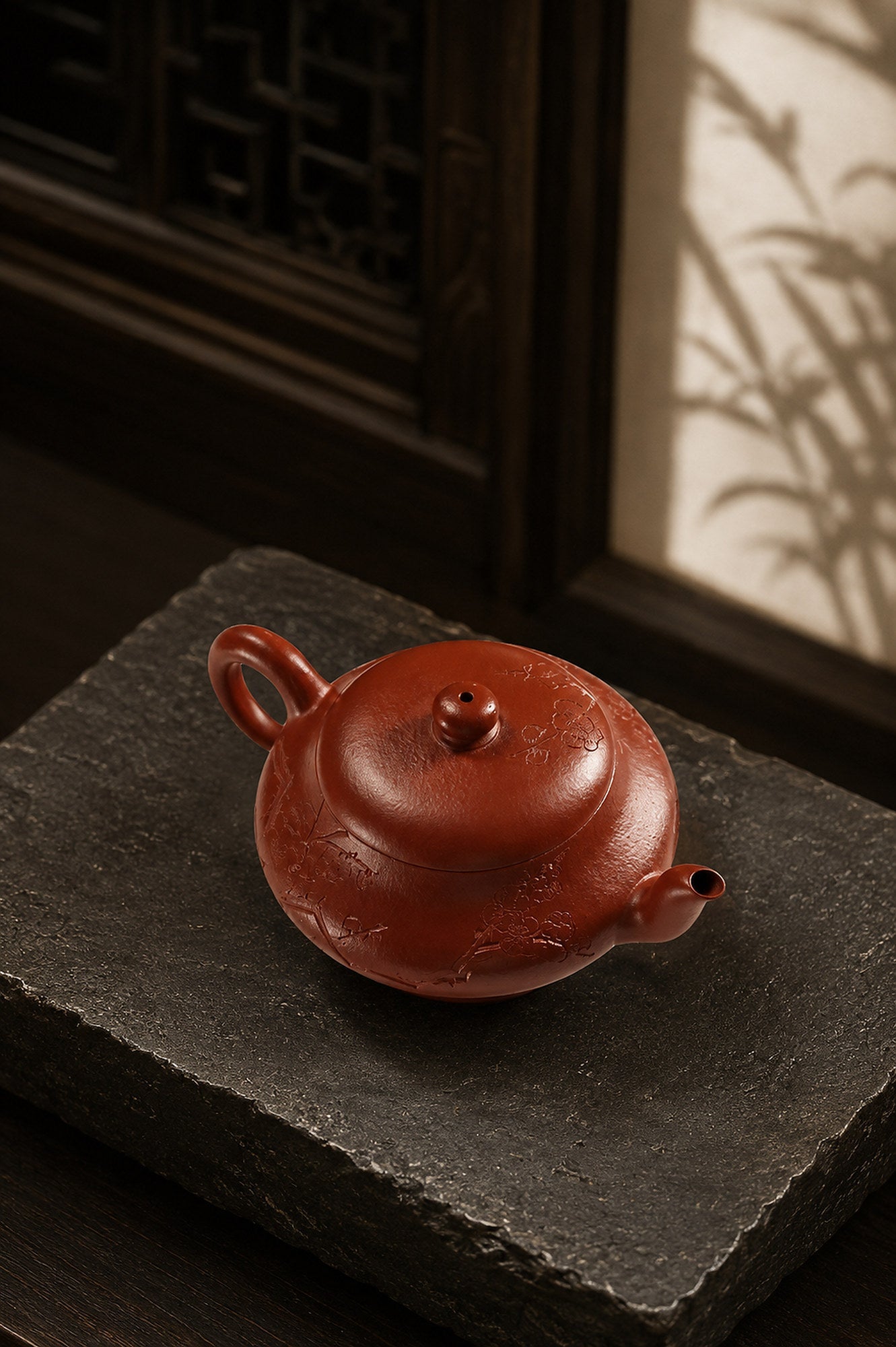 Bian Yu Yixing Zisha Teapot – Zhuni Clay, 160ml