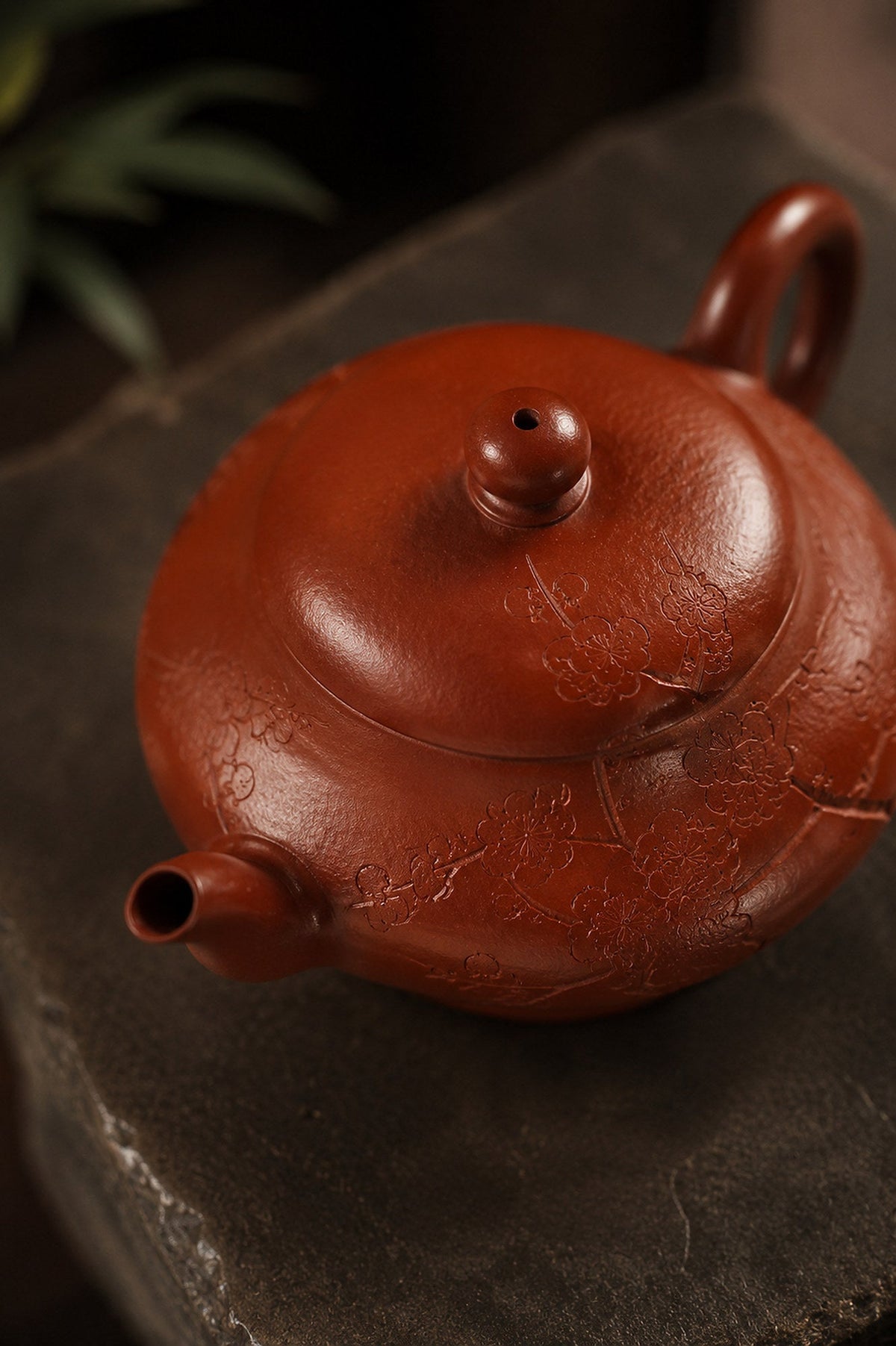 Bian Yu Yixing Zisha Teapot – Zhuni Clay, 160ml