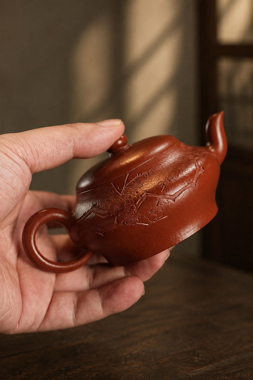 Bian Yu Yixing Zisha Teapot – Zhuni Clay, 160ml