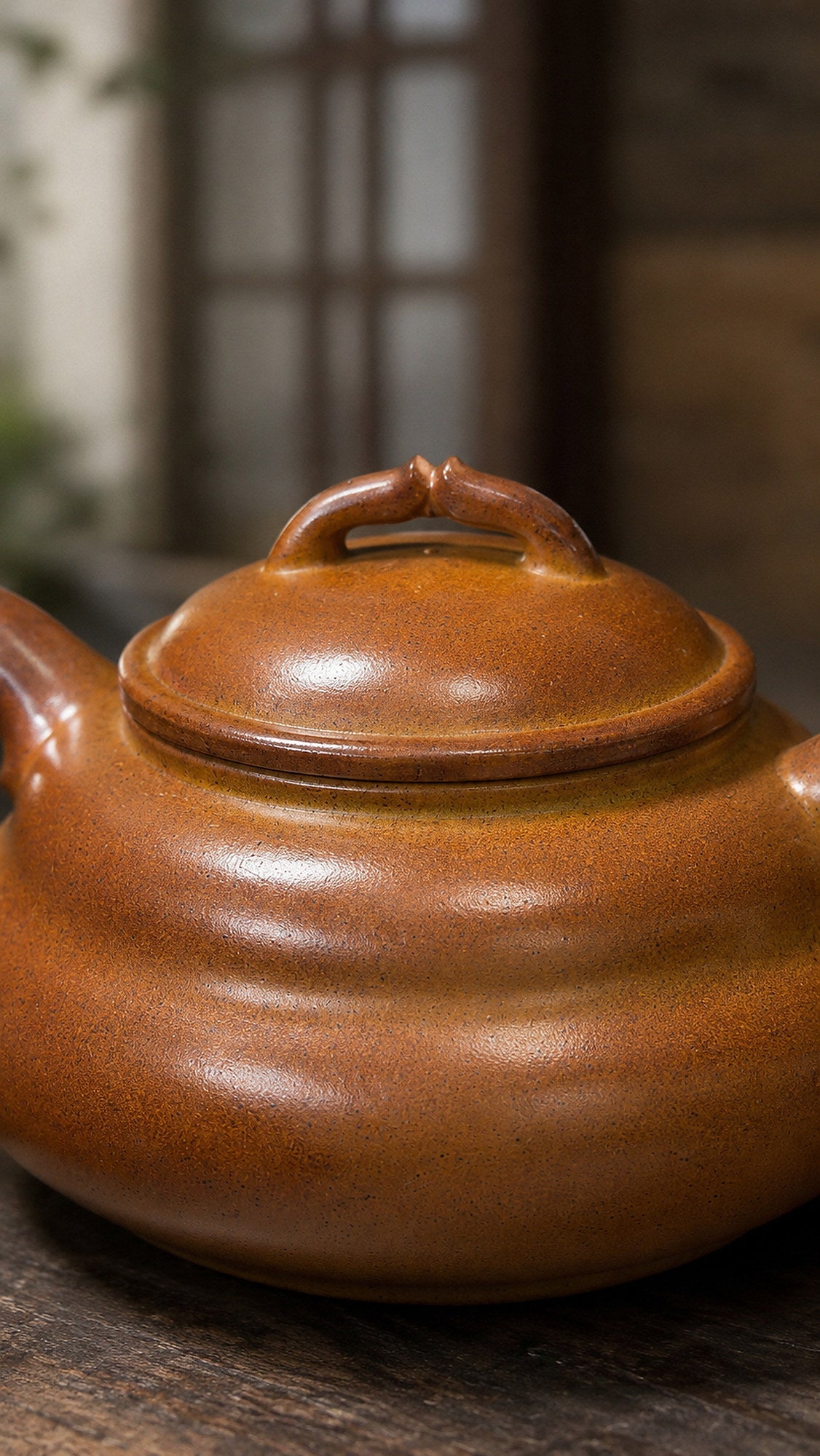 Chen Xin Ru Yi Yixing Zisha Teapot – Golden Duanni Clay, 200ml
