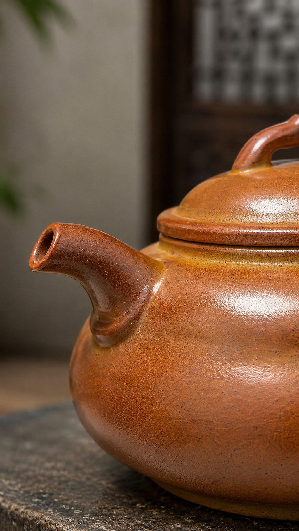 Chen Xin Ru Yi Yixing Zisha Teapot – Golden Duanni Clay, 200ml