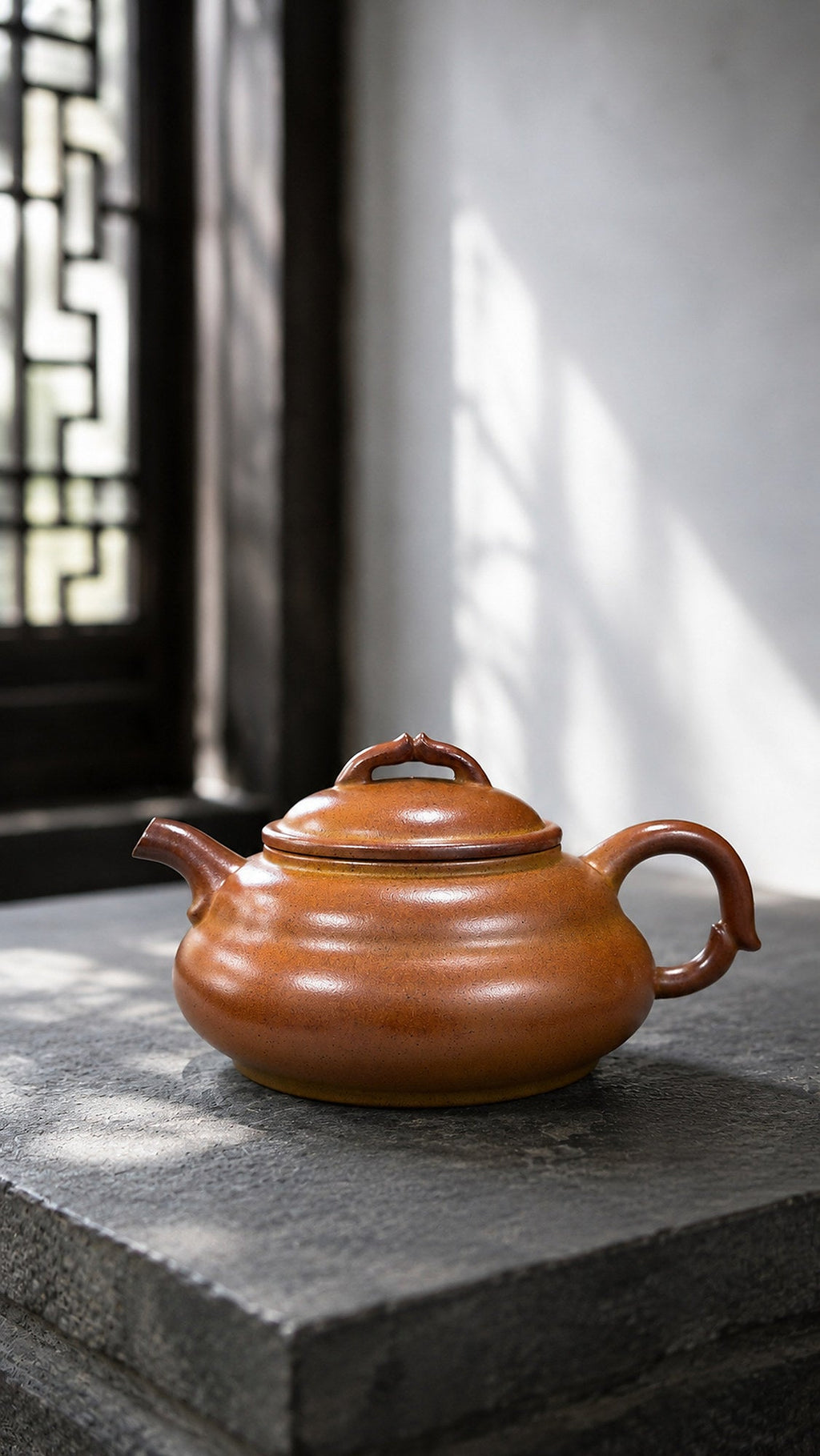 Chen Xin Ru Yi Yixing Zisha Teapot – Golden Duanni Clay, 200ml