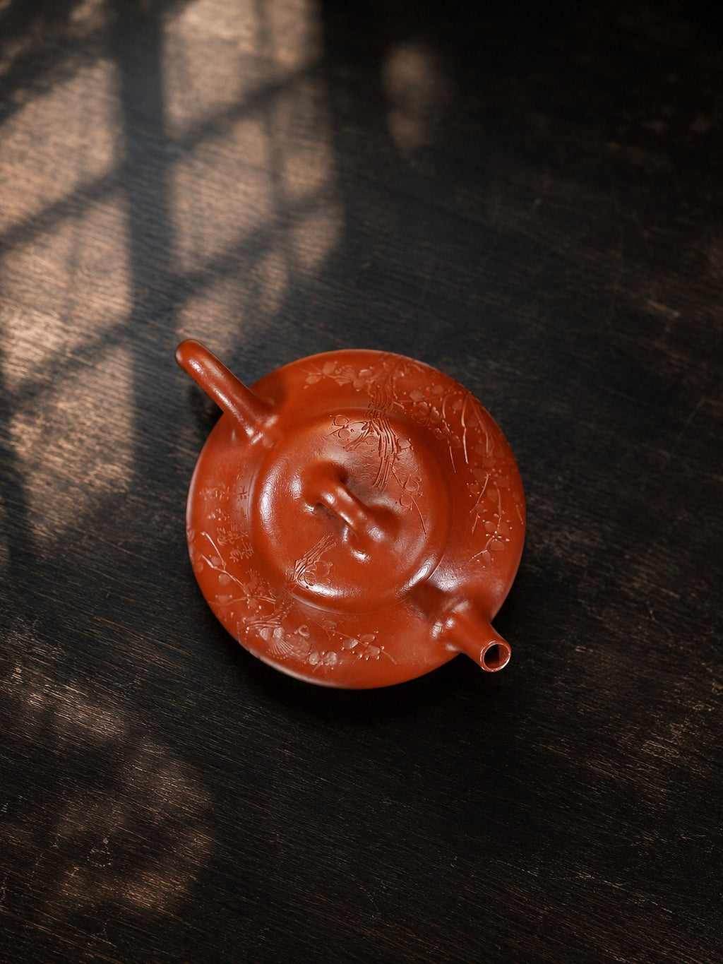 Handmade San Zu Chu Piao Yixing Zisha Teapot – Zhuni Clay, 130ml