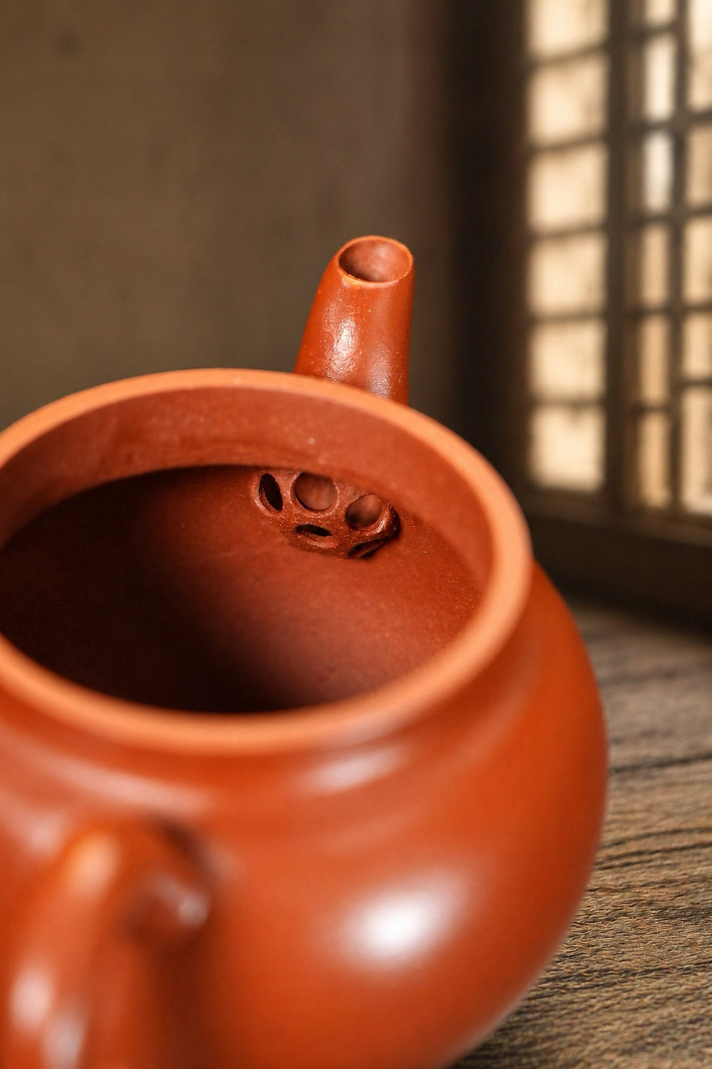 Handmade Da Bin Ru Yi Yixing Zisha Teapot – Xiao Hongni Clay, 110ml