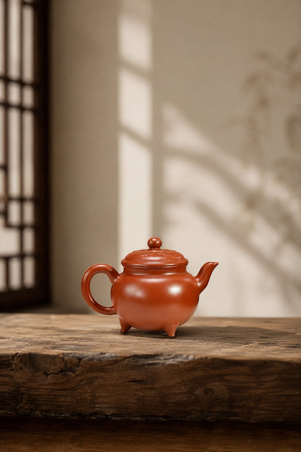 Handmade Da Bin Ru Yi Yixing Zisha Teapot – Xiao Hongni Clay, 110ml