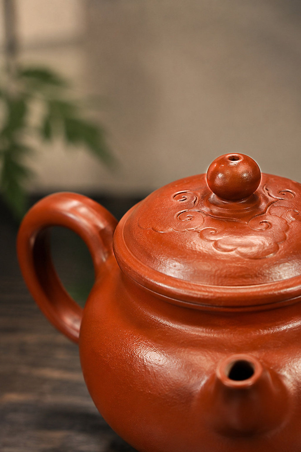 Handmade Da Bin Ru Yi Yixing Zisha Teapot – Xiao Hongni Clay, 110ml