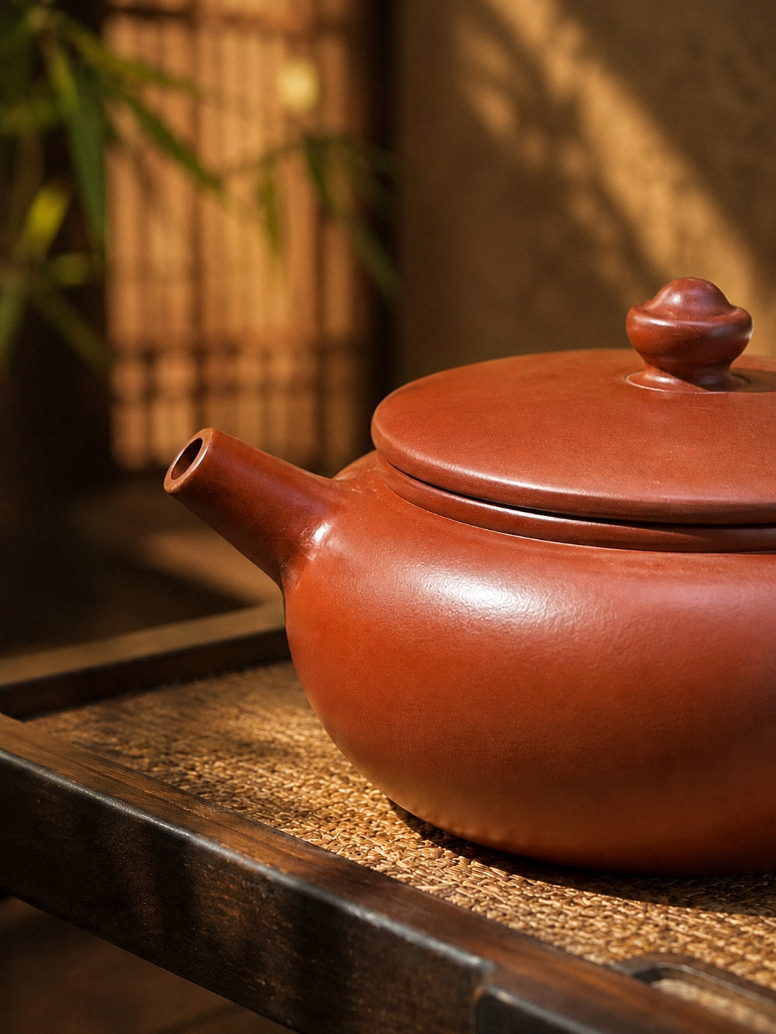 Handmade Da Bin Shi Yi Yixing Zisha Teapot – Dahongpao Clay, 180ml