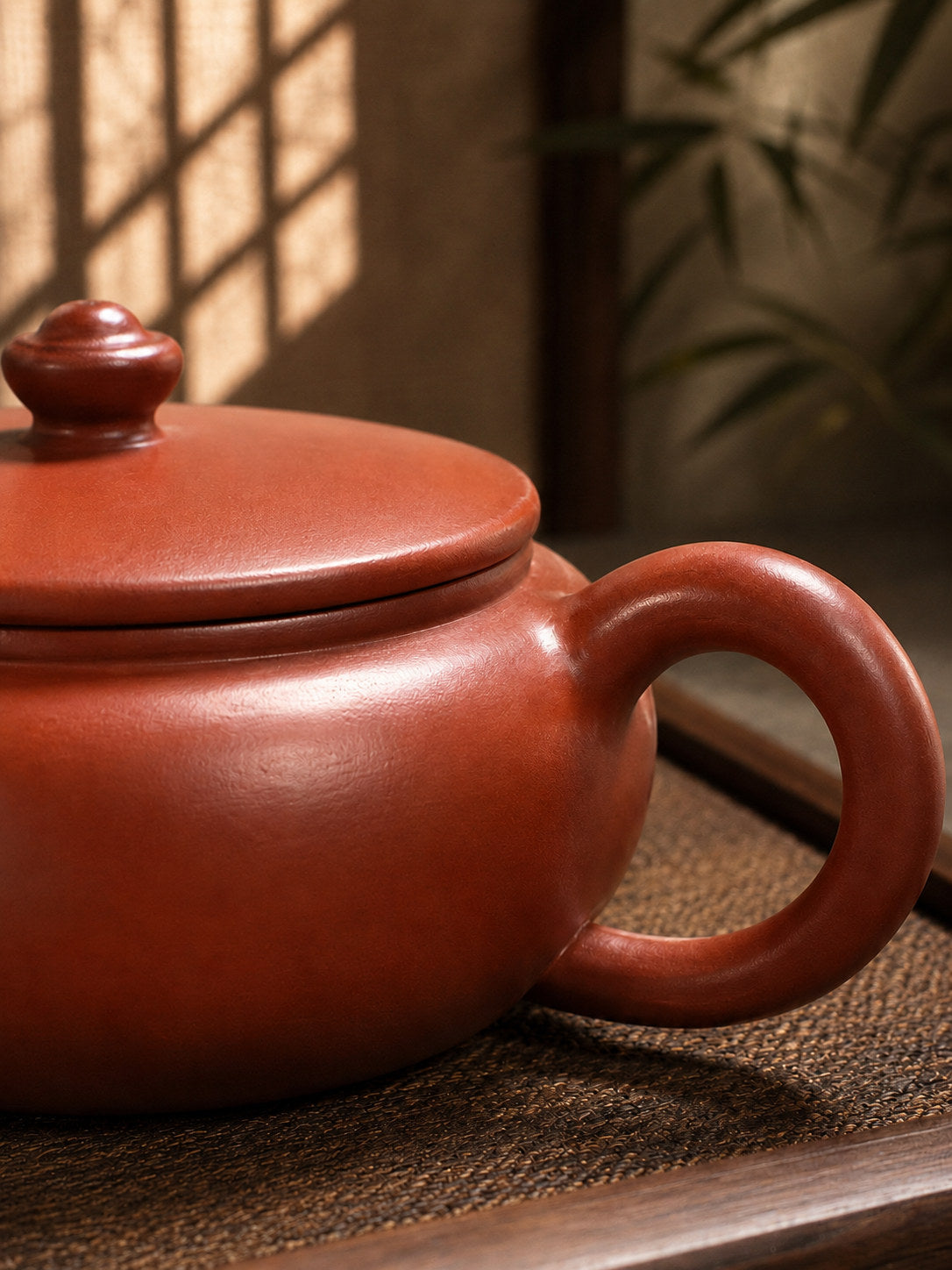Handmade Da Bin Shi Yi Yixing Zisha Teapot – Dahongpao Clay, 180ml