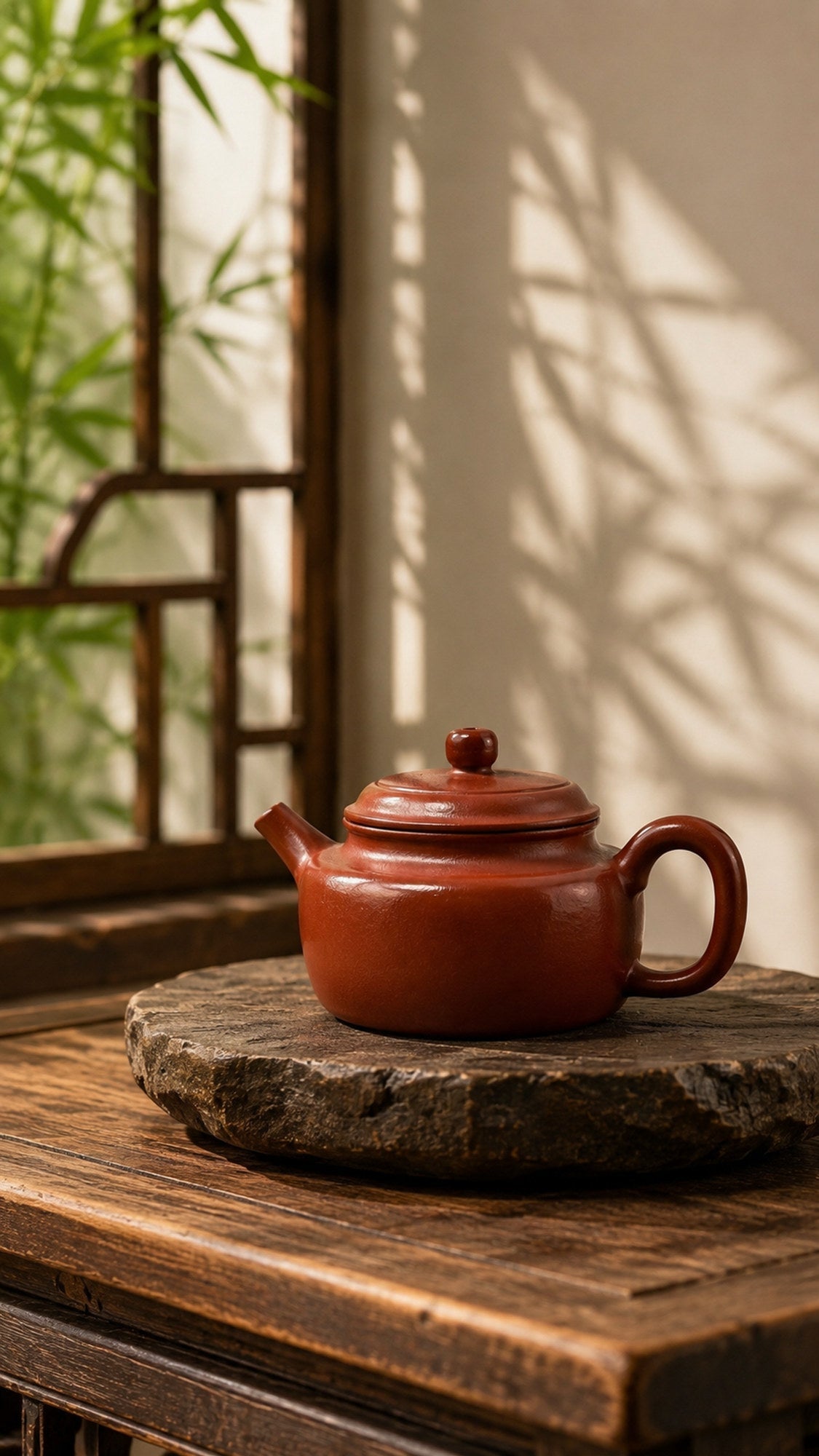 Handmade Dezhong Yixing Zisha Teapot – Dahongpao Clay, 110ml