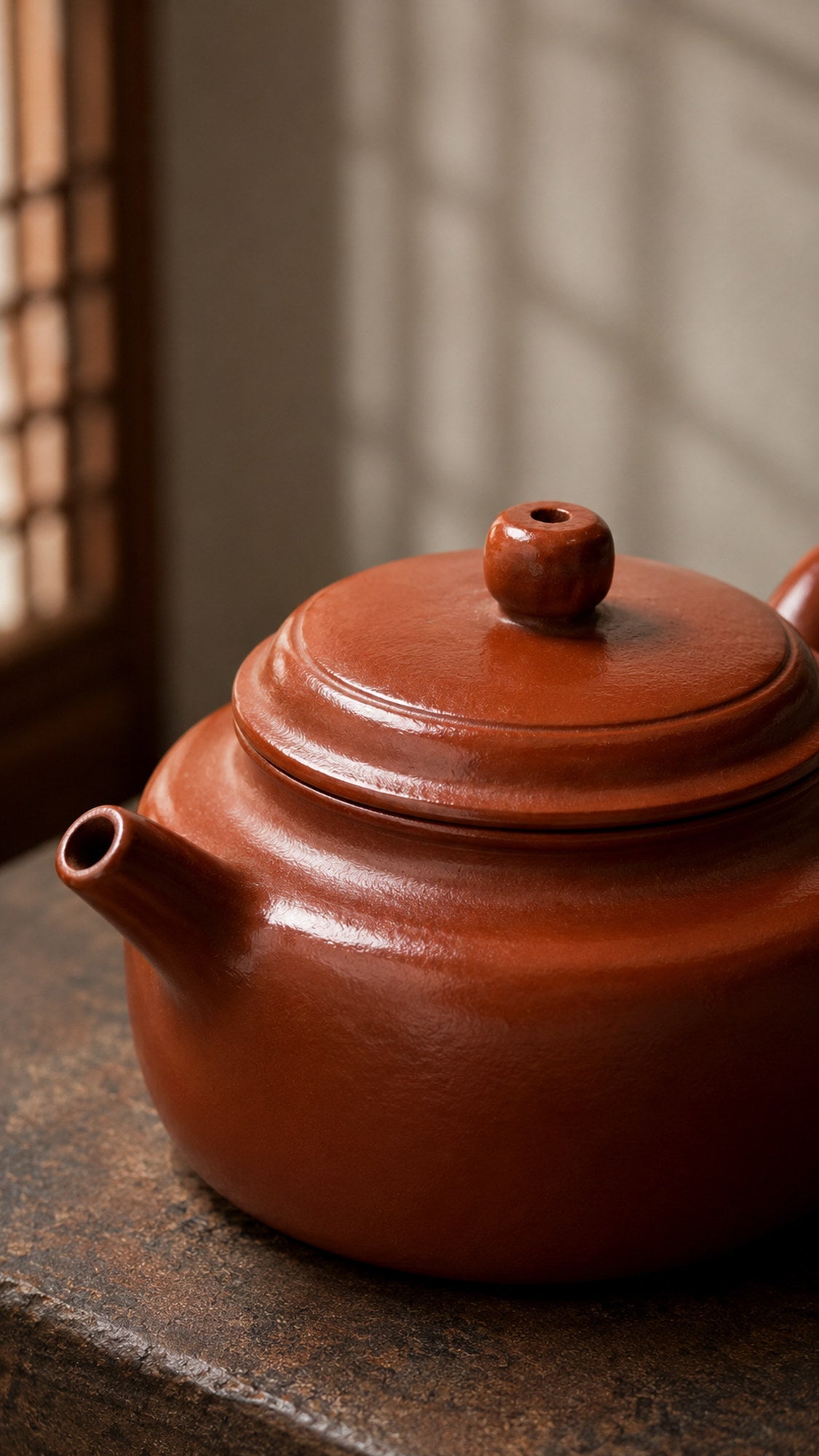 Handmade Dezhong Yixing Zisha Teapot – Dahongpao Clay, 110ml