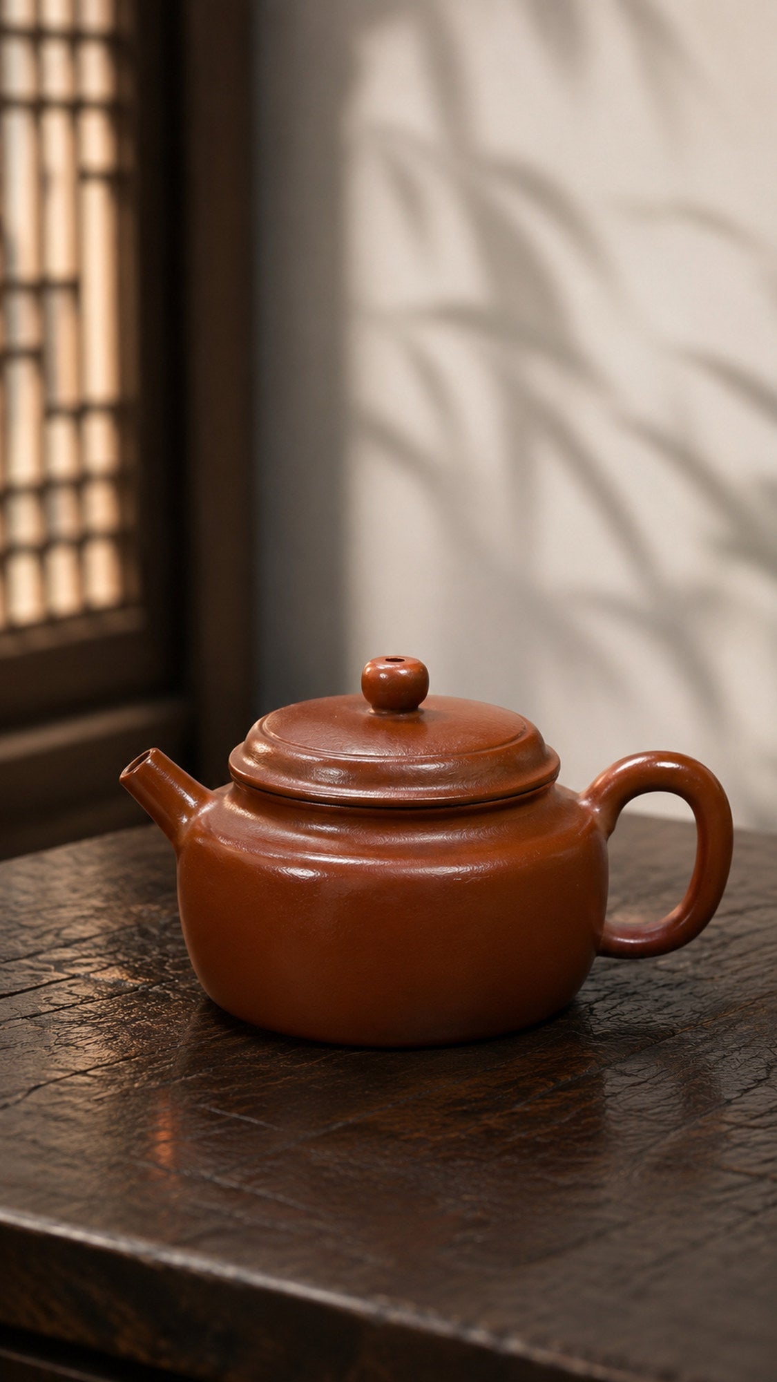 Handmade Dezhong Yixing Zisha Teapot – Dahongpao Clay, 110ml