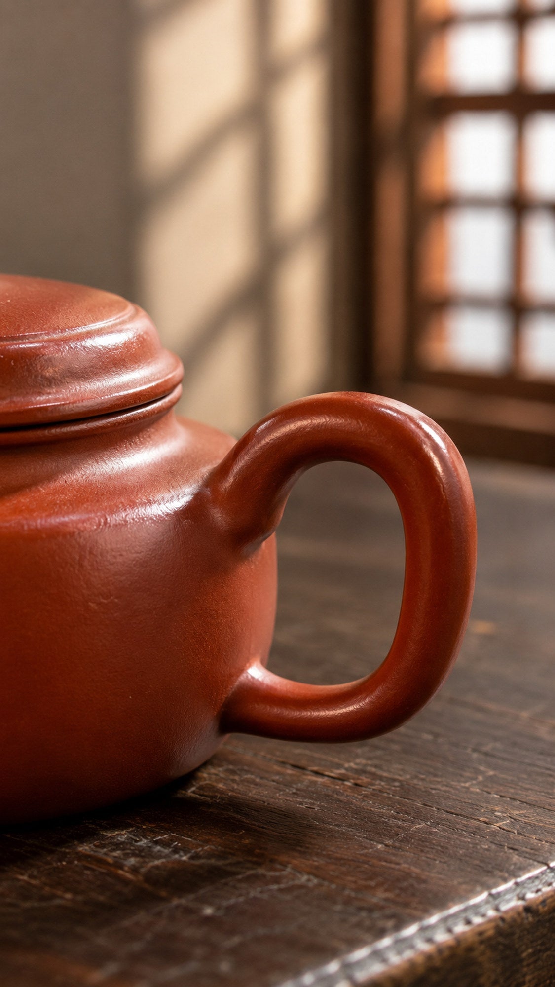 Handmade Dezhong Yixing Zisha Teapot – Dahongpao Clay, 110ml