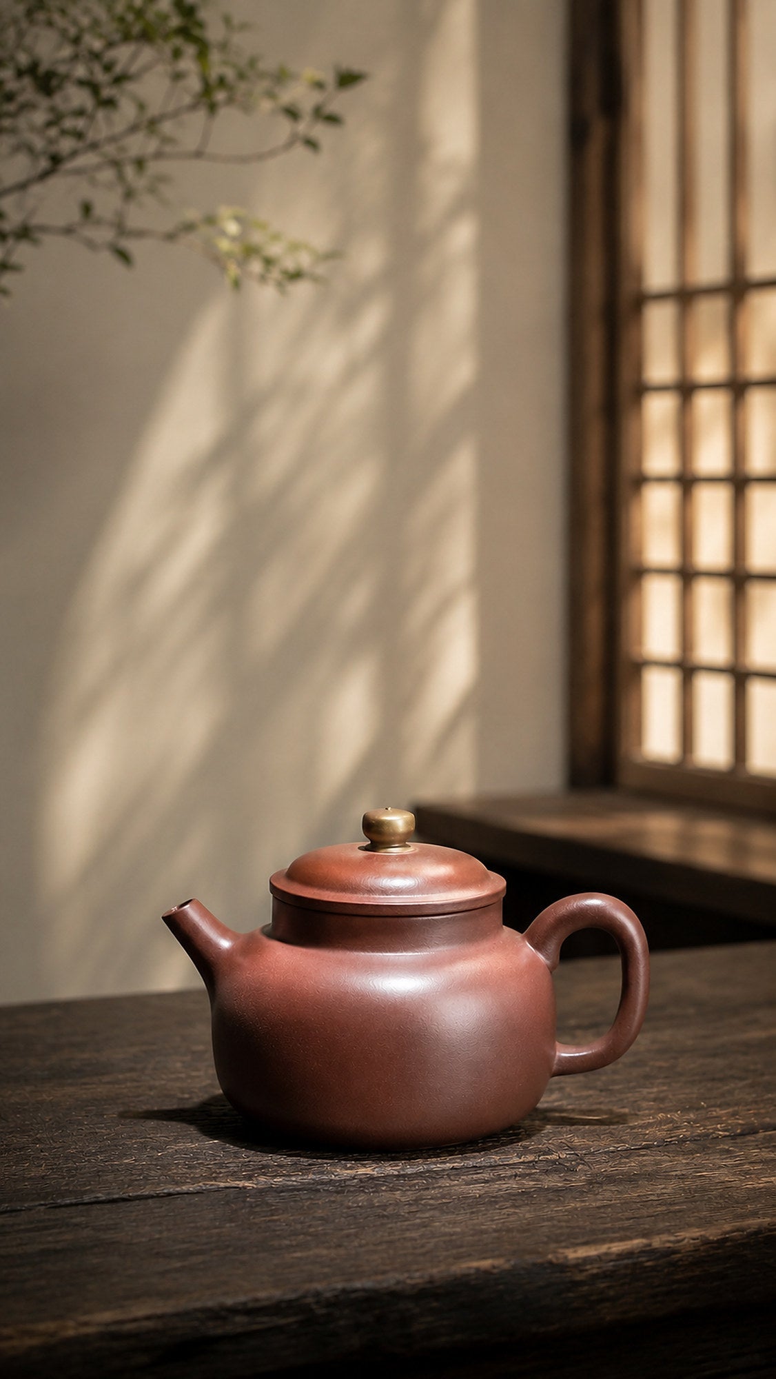 Dezhong Yixing Zisha Teapot – Dicaoqing Zini Clay, 110ml