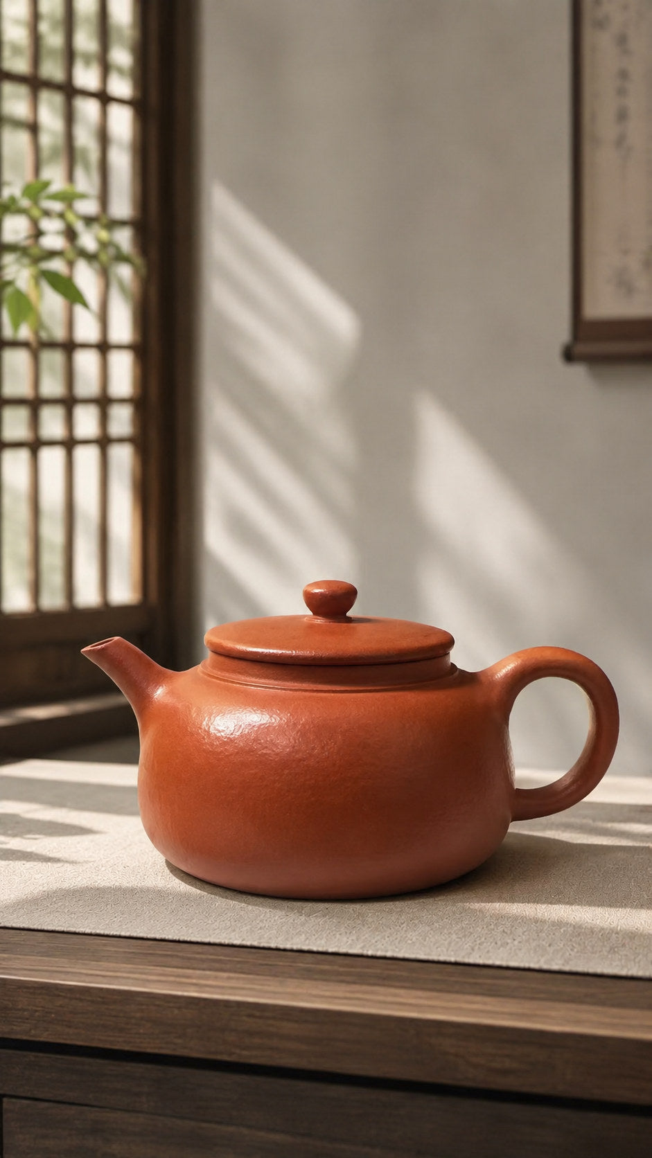 Handmade Dezhong Yixing Zisha Teapot – Jiangponi Clay, 180ml – No. 102