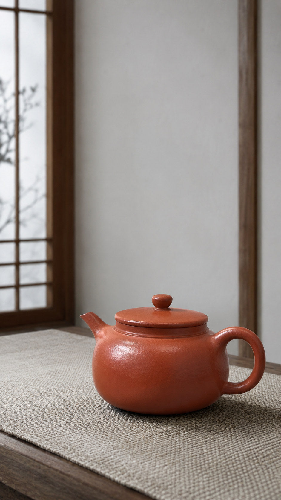 Handmade Dezhong Yixing Zisha Teapot – Jiangponi Clay, 180ml – No. 102