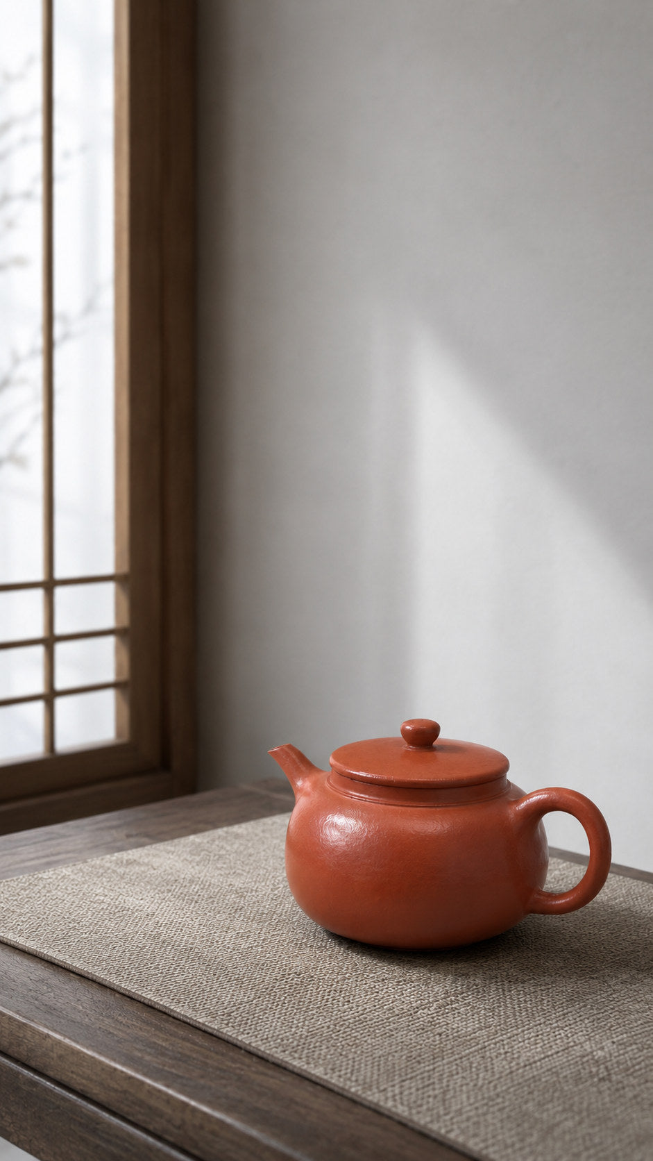 Handmade Dezhong Yixing Zisha Teapot – Jiangponi Clay, 180ml – No. 102