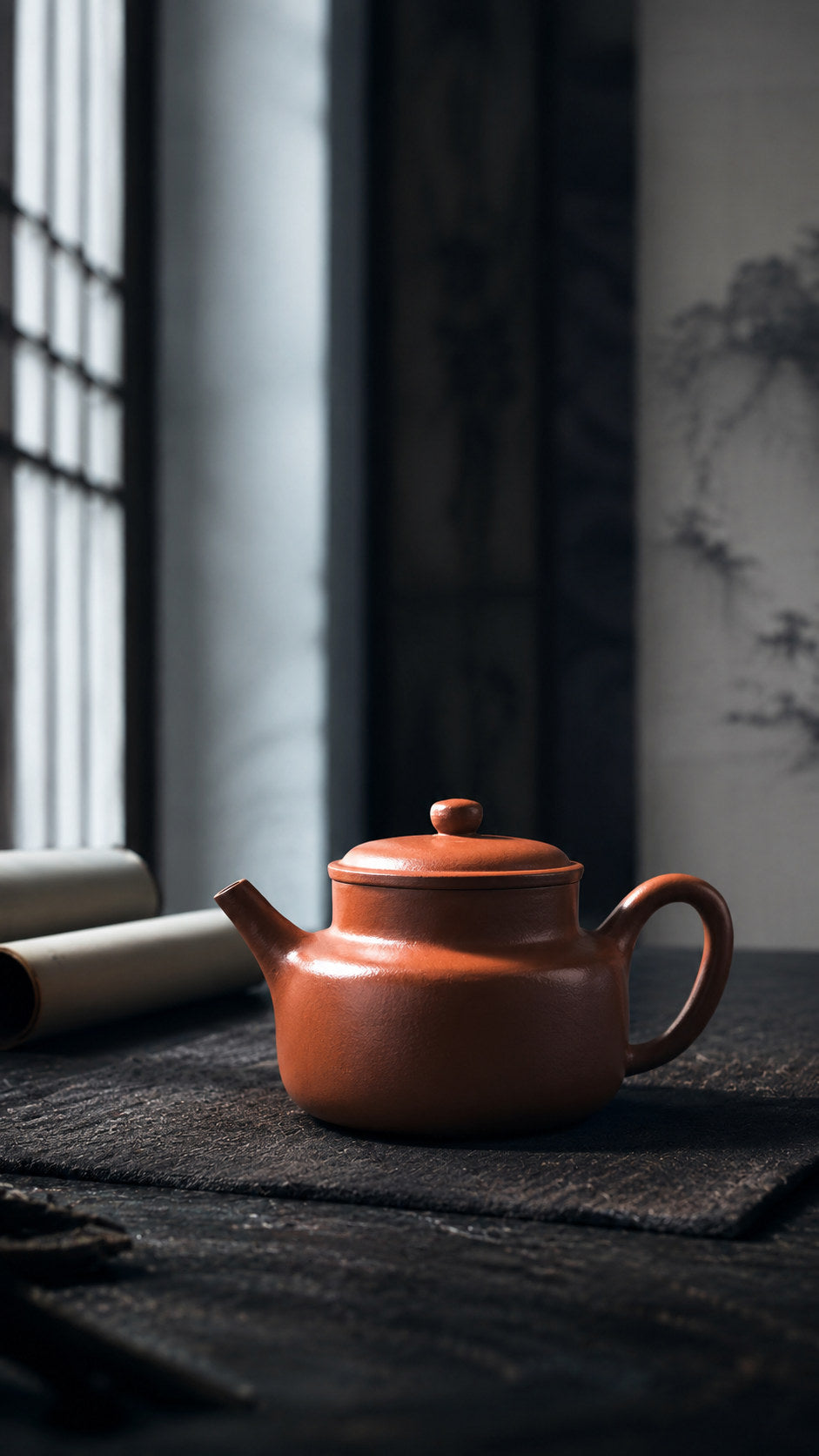 Handmade Dezhong Yixing Zisha Teapot – Jiangponi Clay, 180ml – No. 103