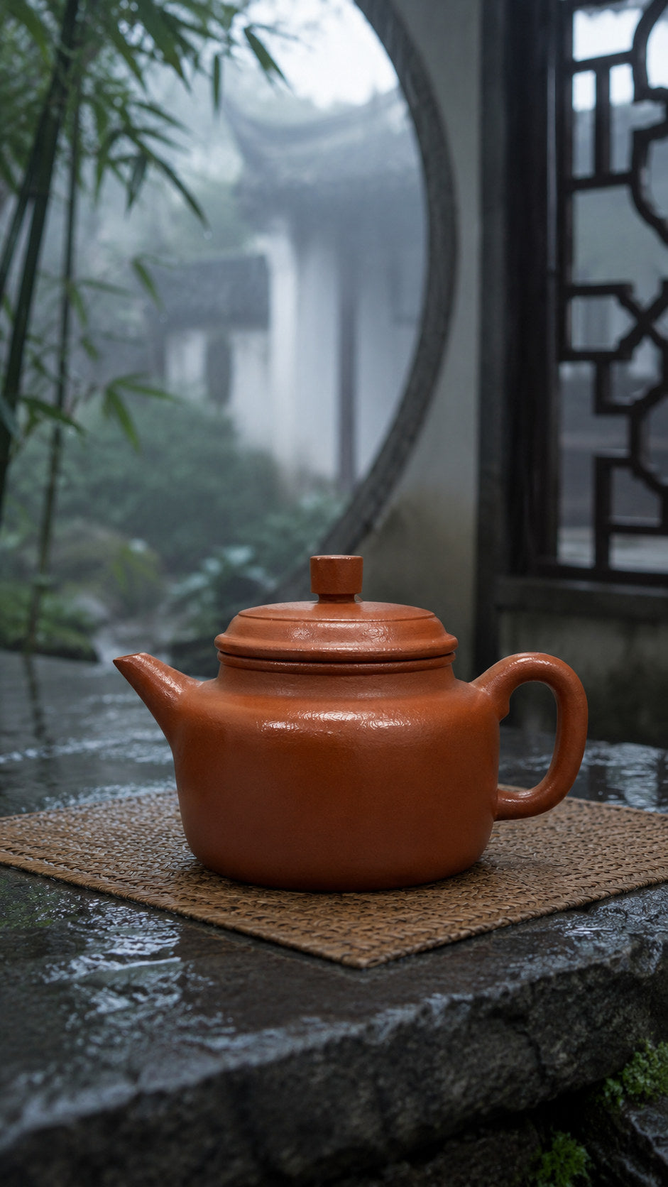 Handmade Dezhong Yixing Zisha Teapot – Jiangponi Clay, 200ml