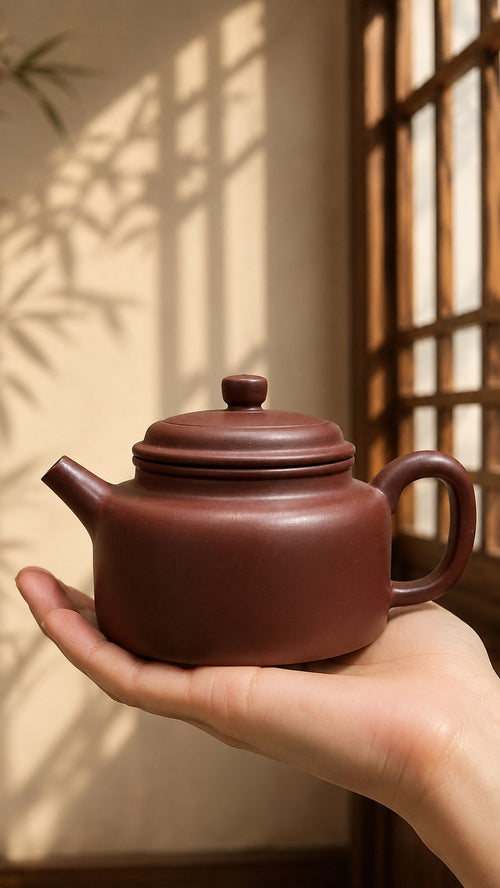 Handmade Dezhong Yixing Zisha Teapot – Longxuesha Clay, 200ml