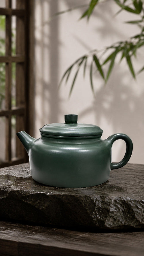 Handmade Dezhong Yixing Zisha Teapot – Luni Clay, 130ml