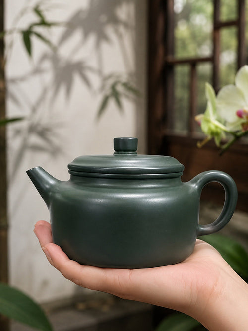 Handmade Dezhong Yixing Zisha Teapot – Luni Clay, 130ml