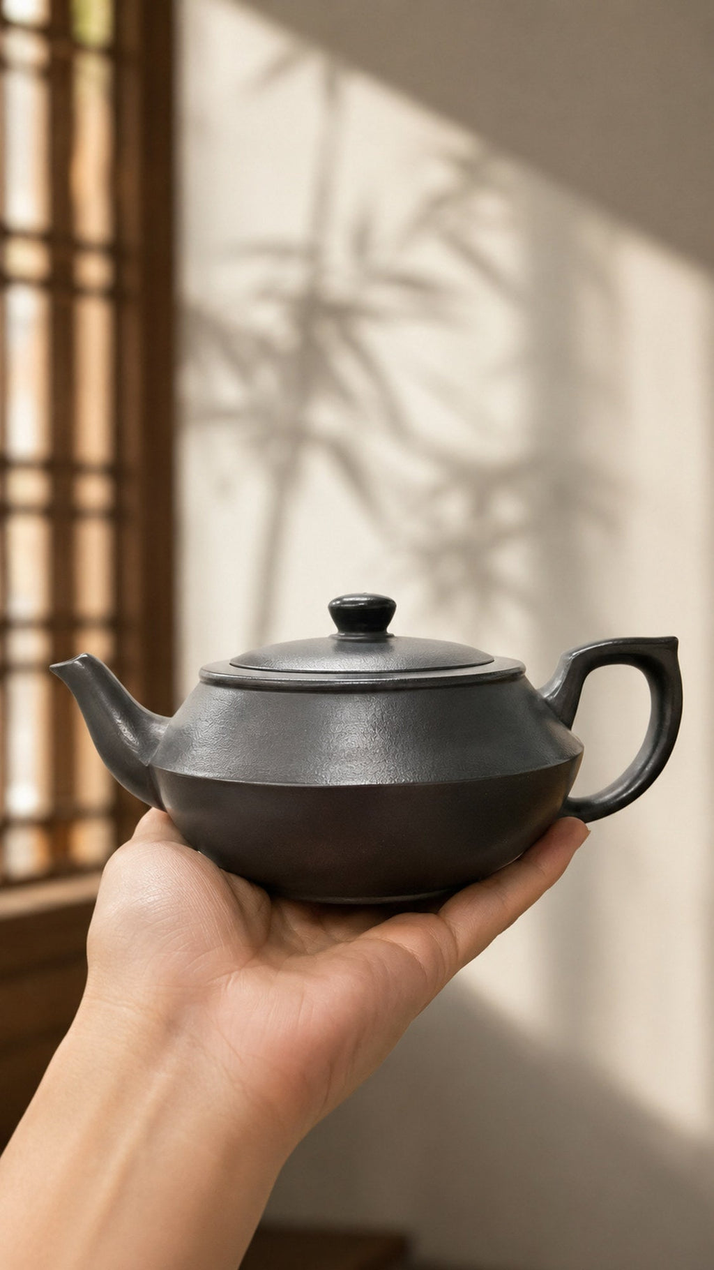 Handmade Dezhong Yixing Zisha Teapot – Shihong Clay, 220ml