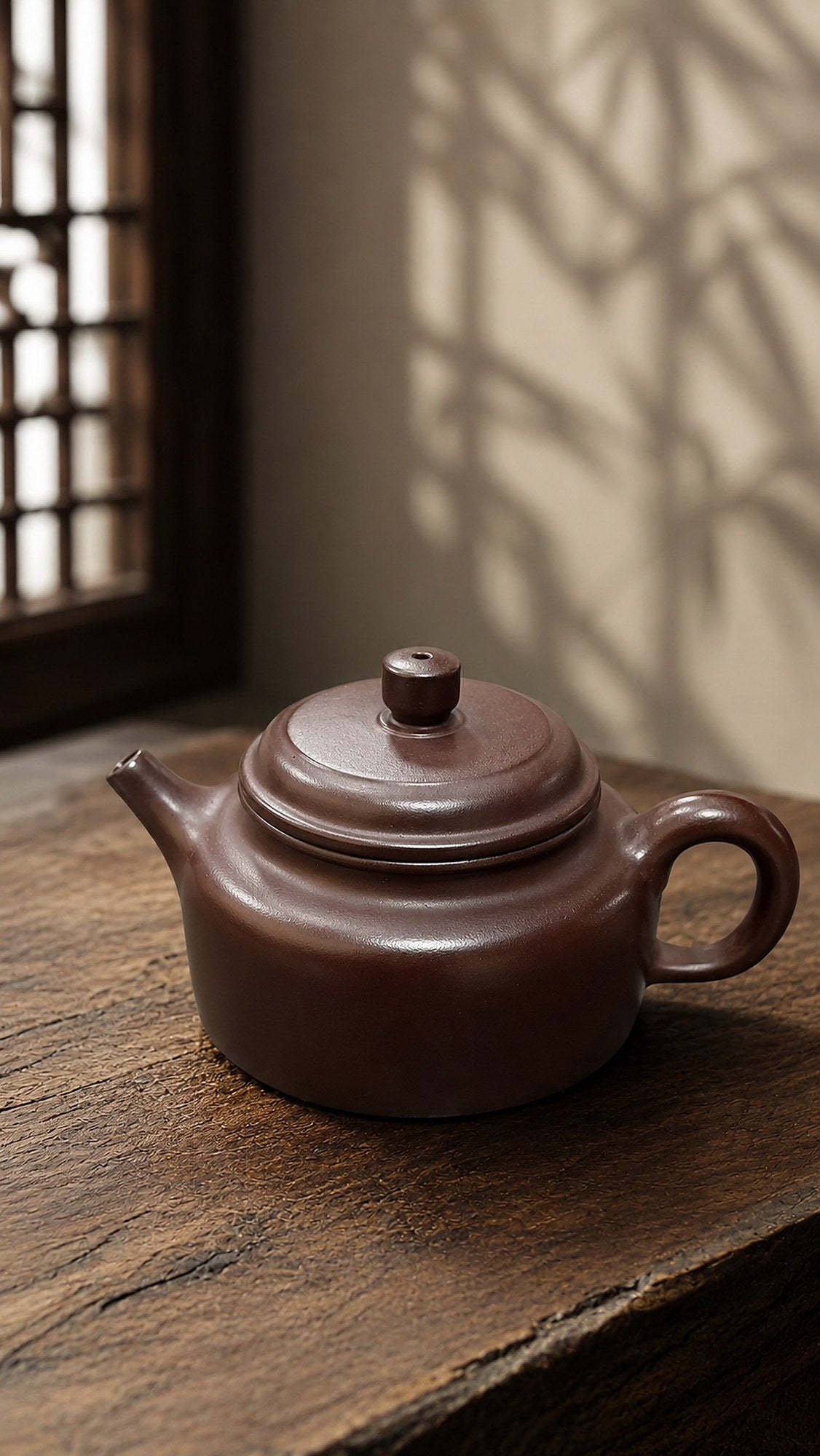 Handmade Dezhong Yixing Zisha Teapot – Shihong Clay, 220ml