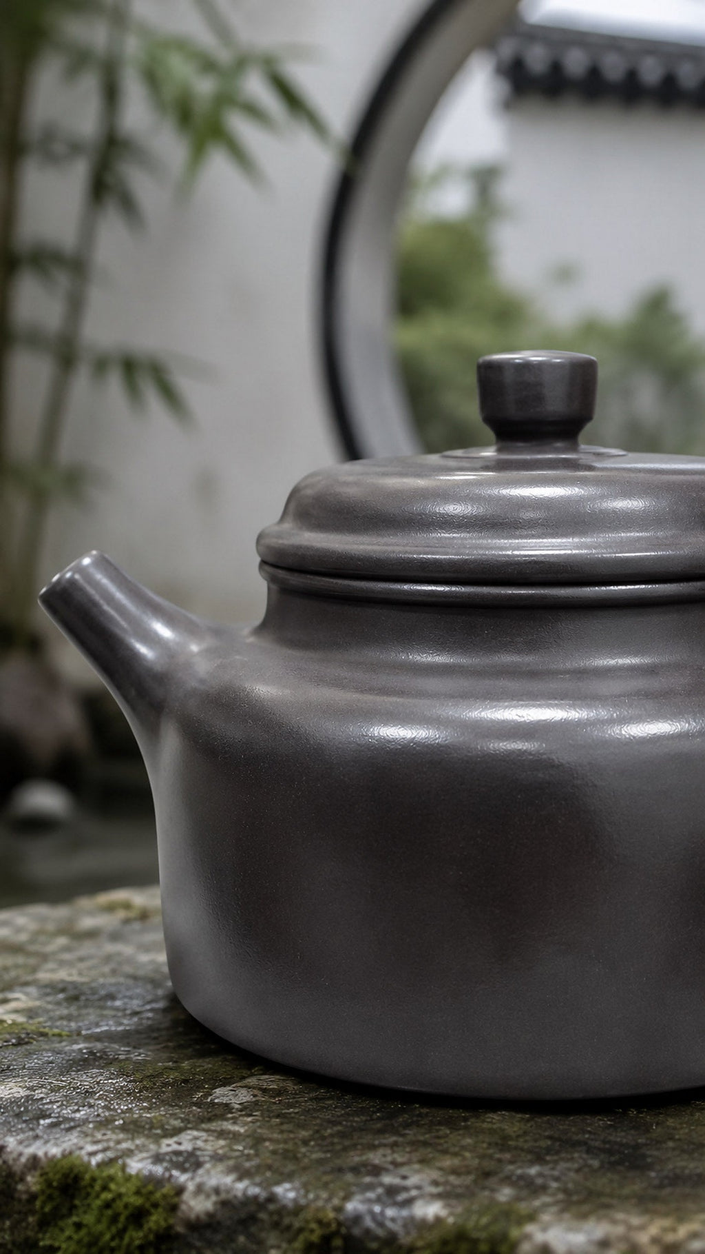 Handmade Dezhong Yixing Zisha Teapot – Shihuang Clay, 220ml