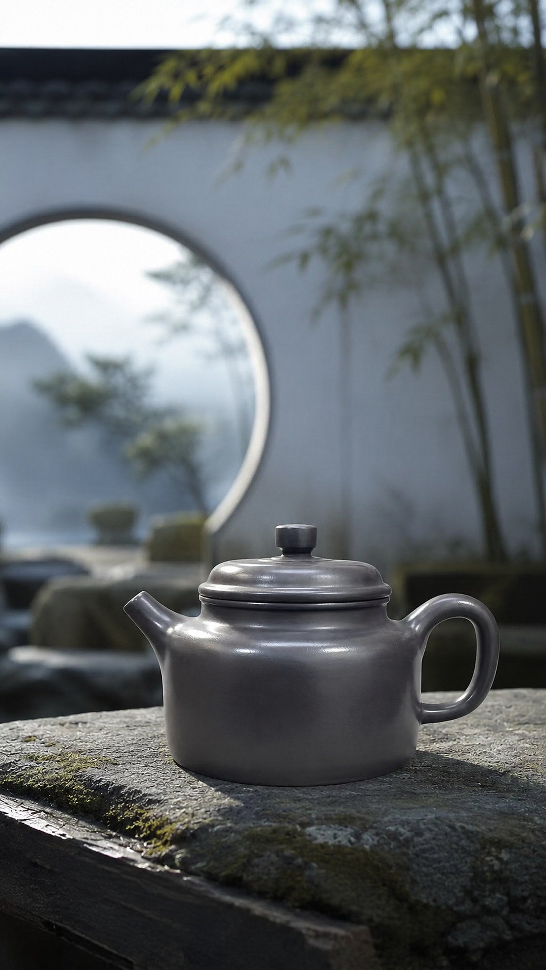 Handmade Dezhong Yixing Zisha Teapot – Shihuang Clay, 220ml