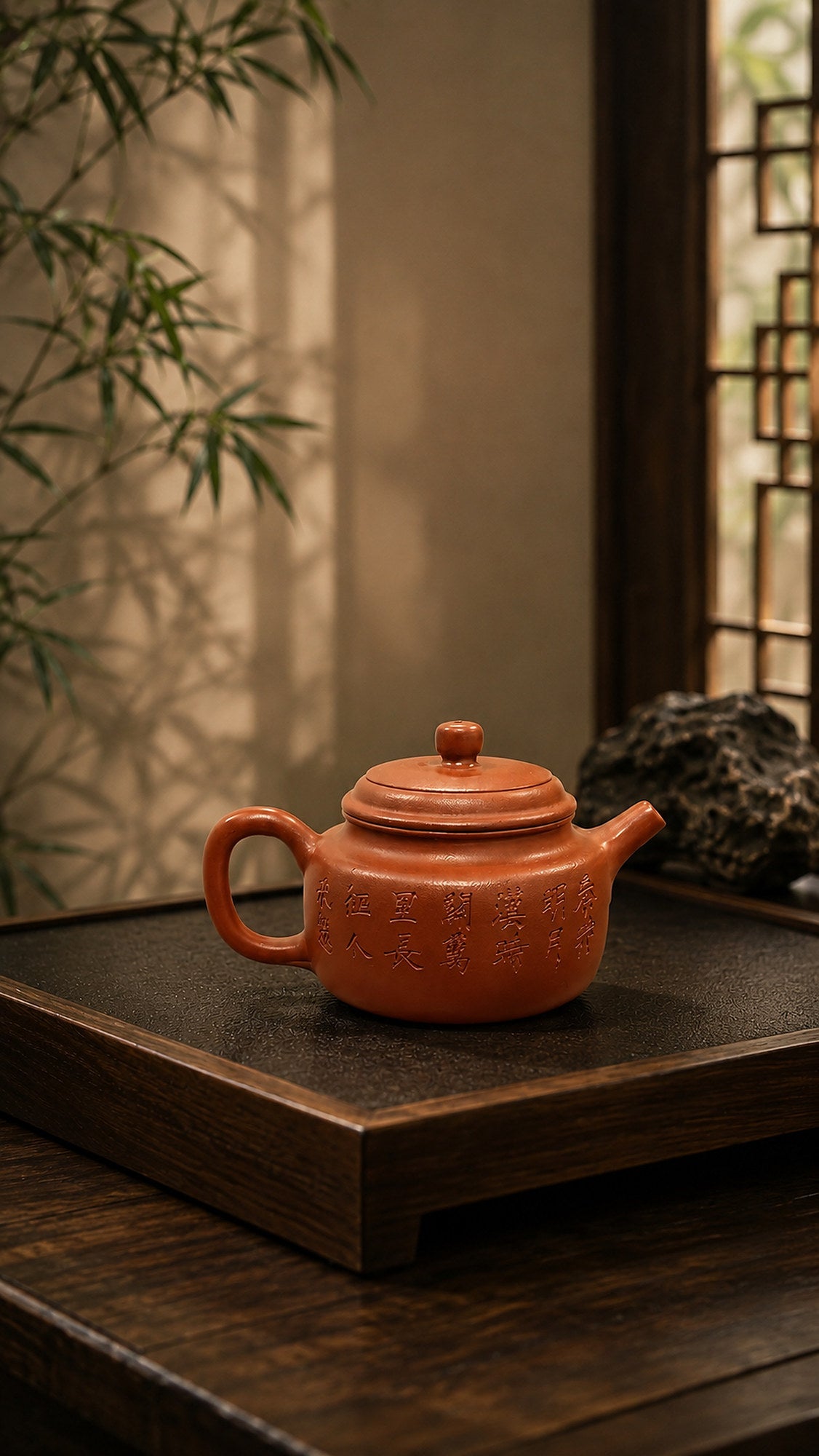 Dezhong Yixing Zisha Teapot – Zhuni Clay, 80ml