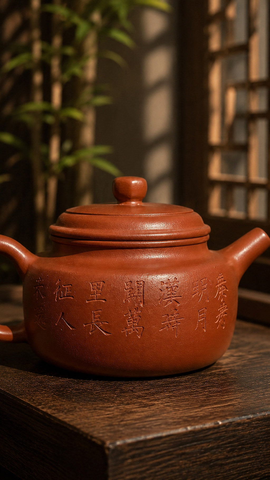 Dezhong Yixing Zisha Teapot – Zhuni Clay, 80ml