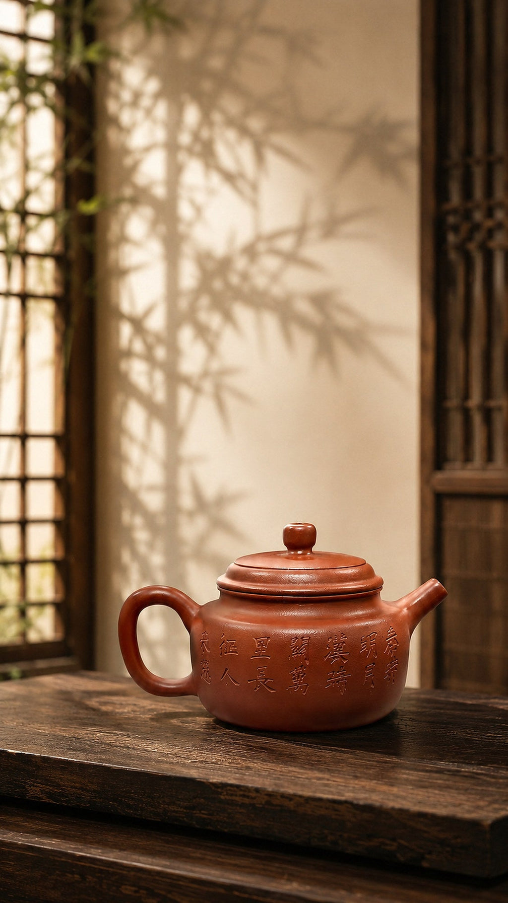 Dezhong Yixing Zisha Teapot – Zhuni Clay, 80ml