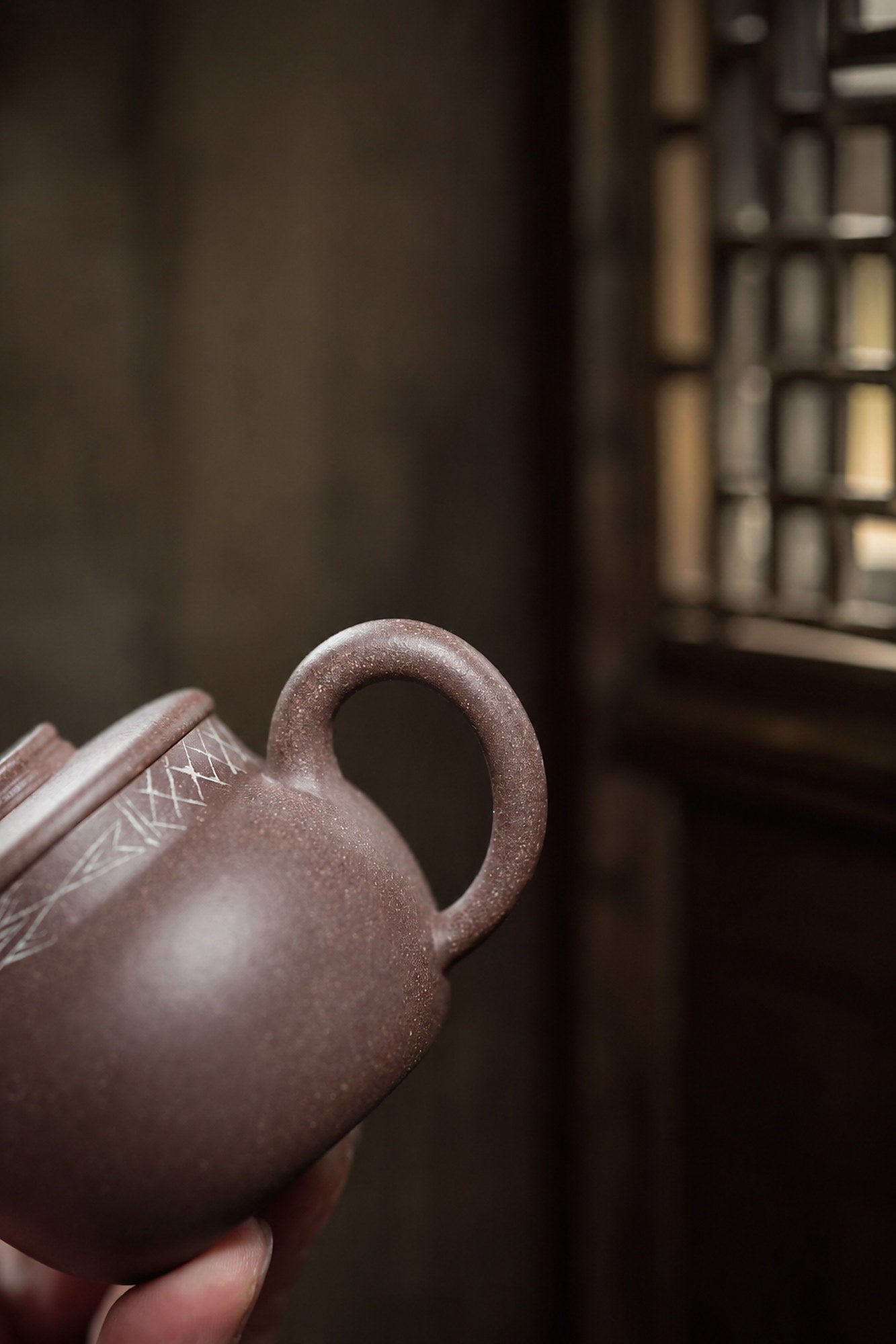 Handmade Dezhong Yixing Zisha Teapot – Zini Clay, 80ml