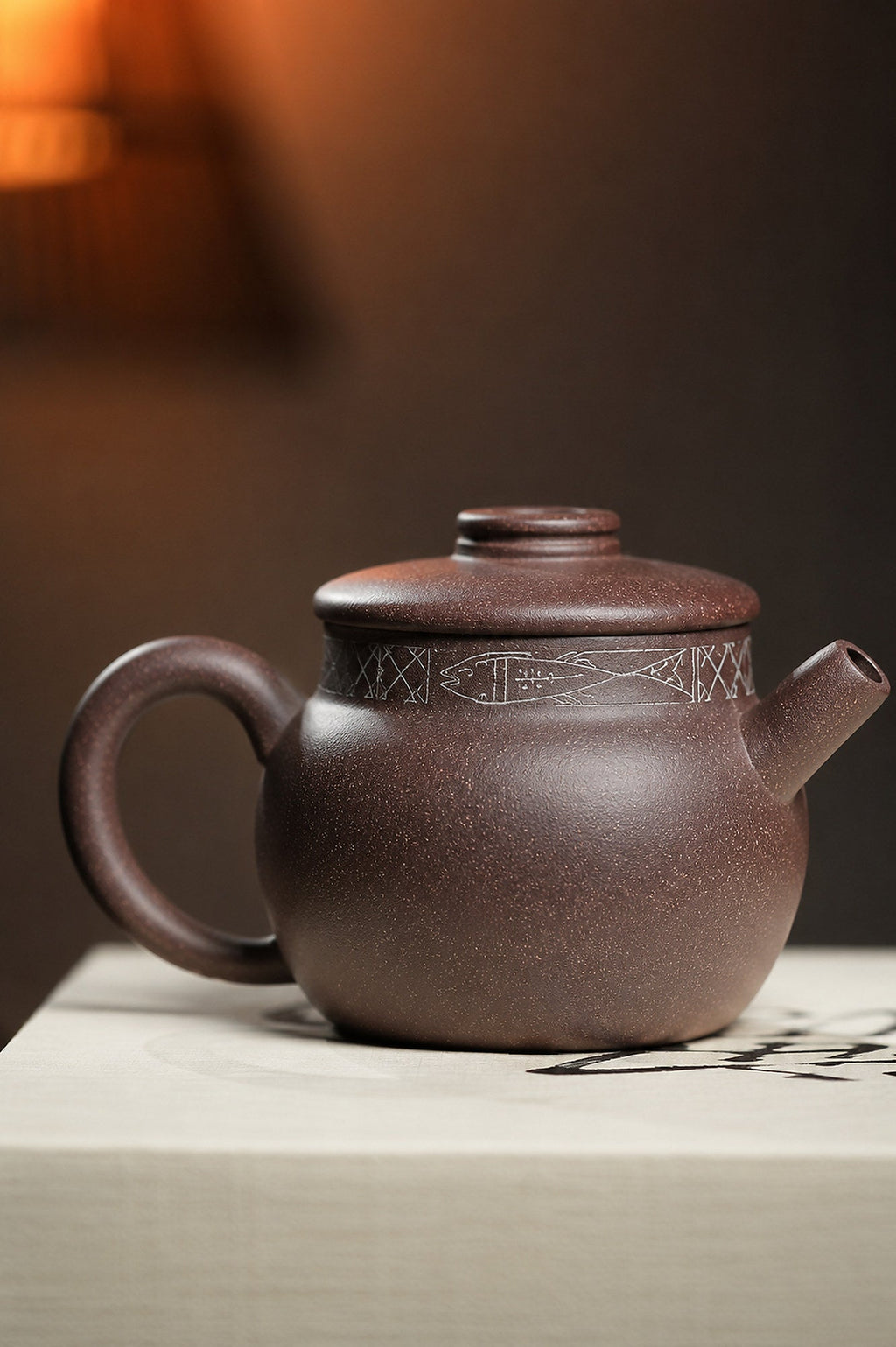 Handmade Dezhong Yixing Zisha Teapot – Zini Clay, 80ml