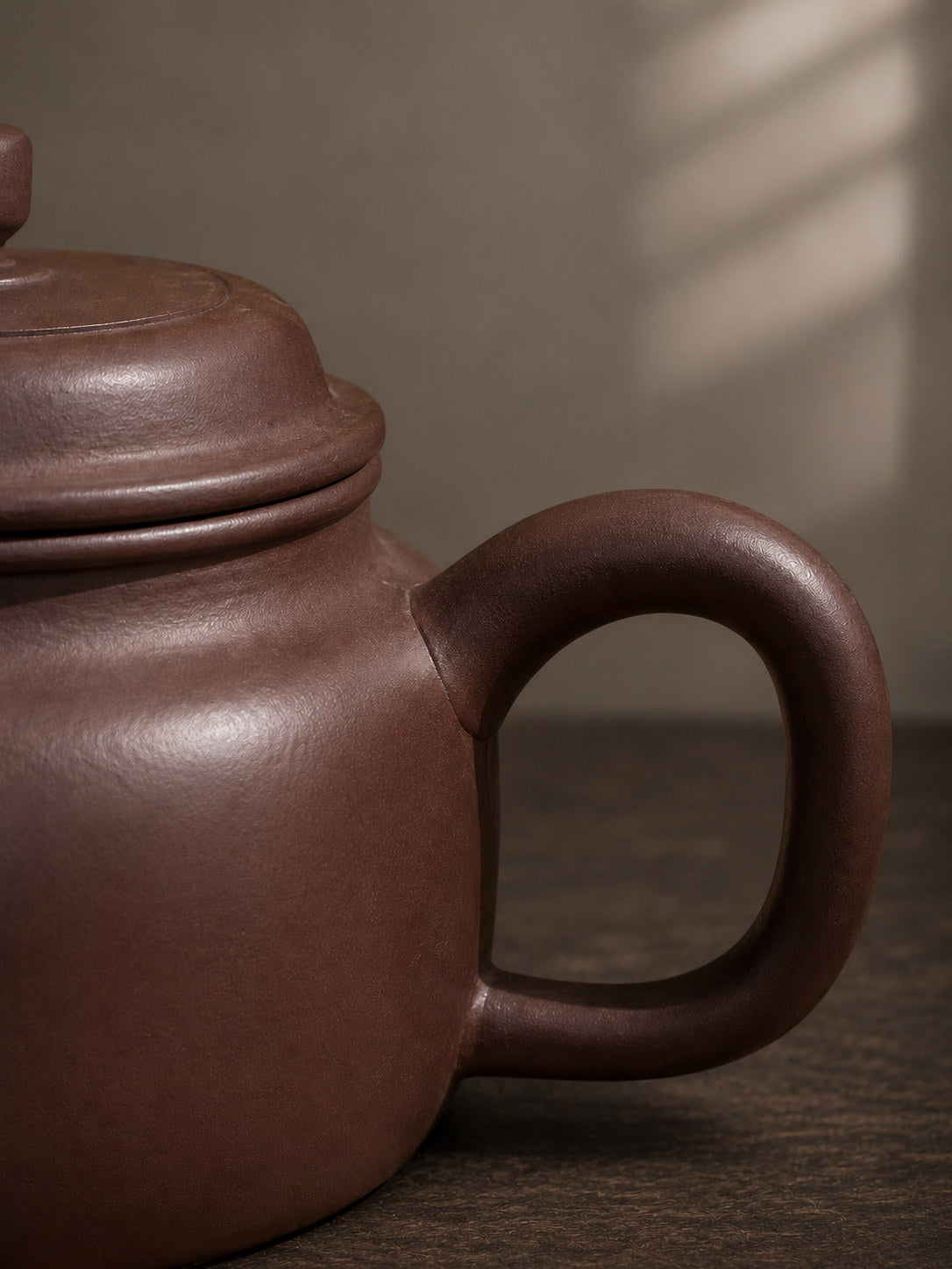 Handmade Dezhong Yixing Zisha Teapot – Zipao Yusha Clay, 110ml