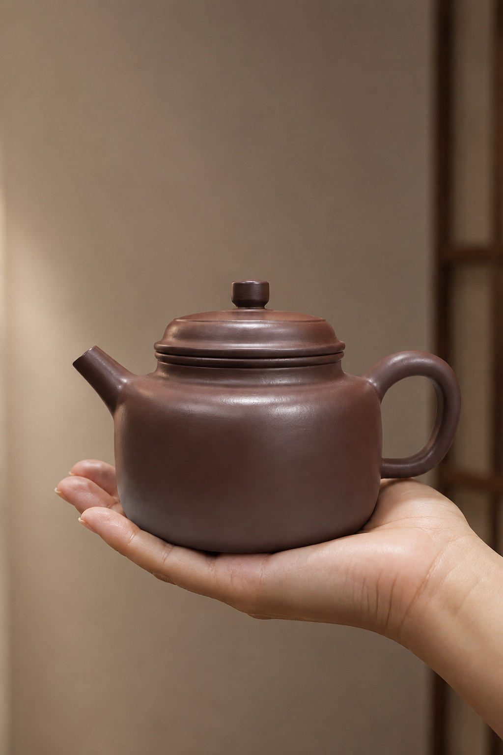 Handmade Dezhong Yixing Zisha Teapot – Zipao Yusha Clay, 200ml