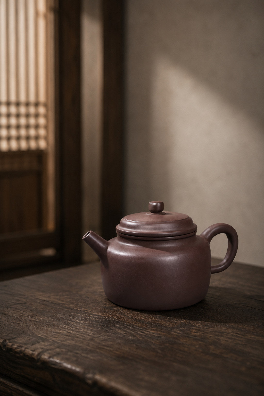 Handmade Dezhong Yixing Zisha Teapot – Zipao Yusha Clay, 200ml