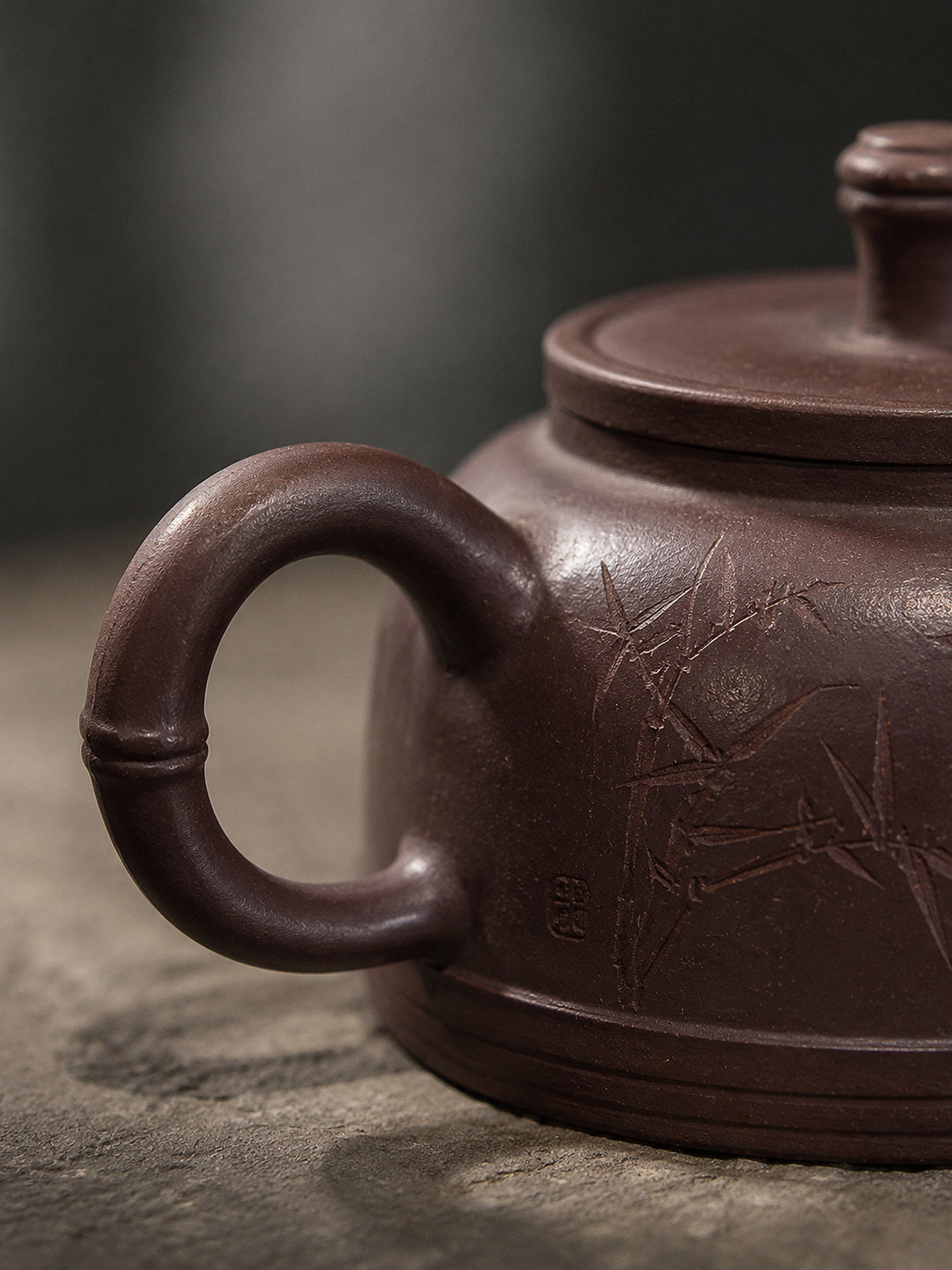 Dezhong Yixing Zisha Teapot – Ziyu Jinsha Clay, 180ml
