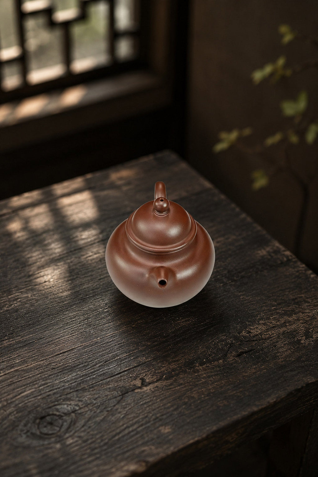 Handmade Duo Qiu Yixing Zisha Teapot – Aged Zini Clay, 100ml
