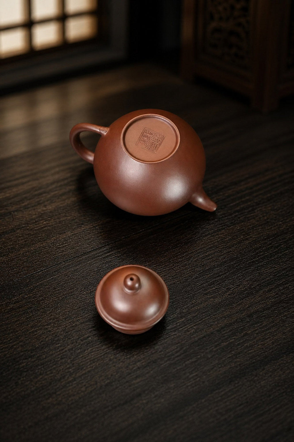 Handmade Duo Qiu Yixing Zisha Teapot – Aged Zini Clay, 100ml