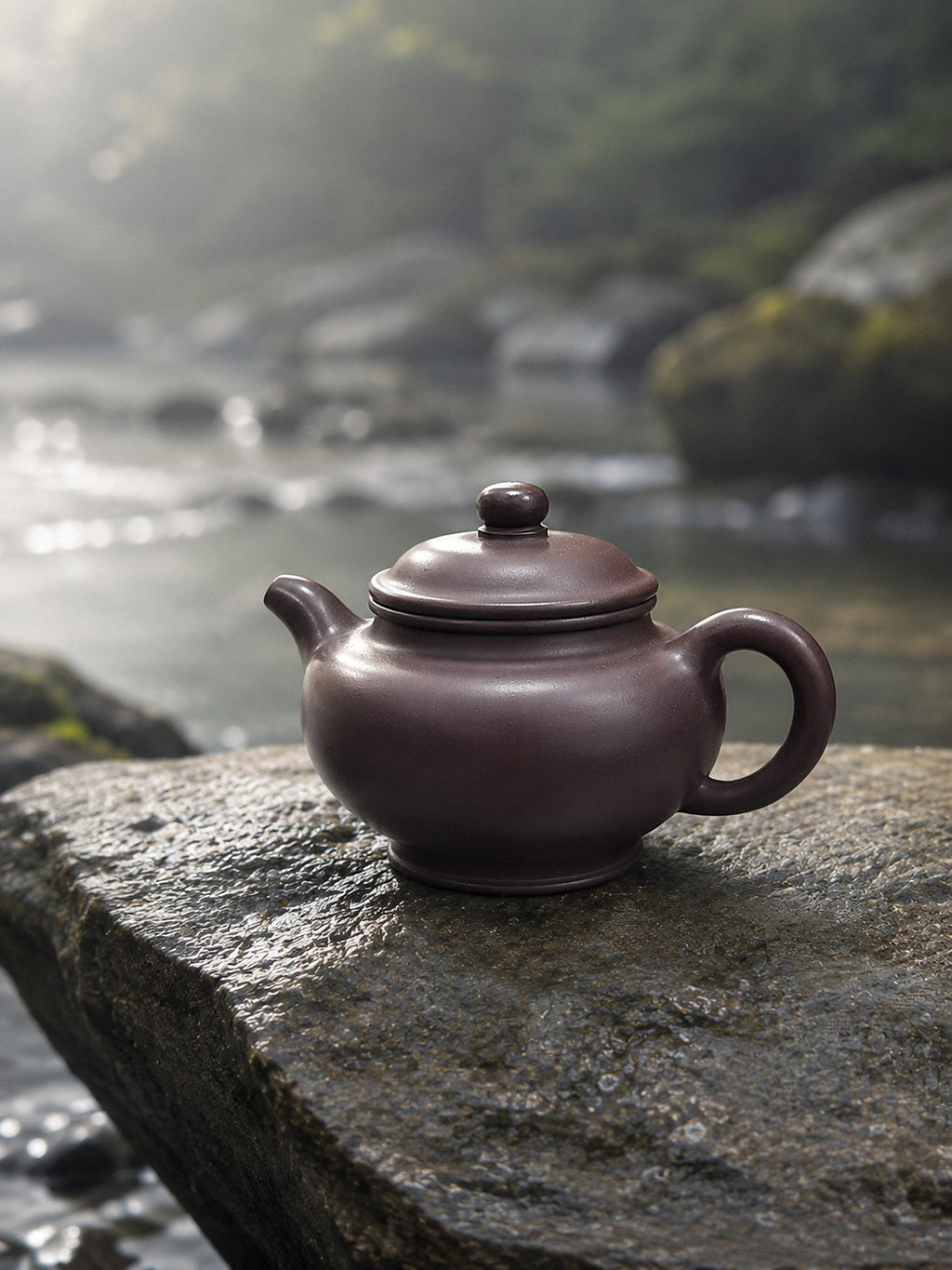 Handmade Duozhi Yixing Zisha Teapot – Shihong Clay, 150ml