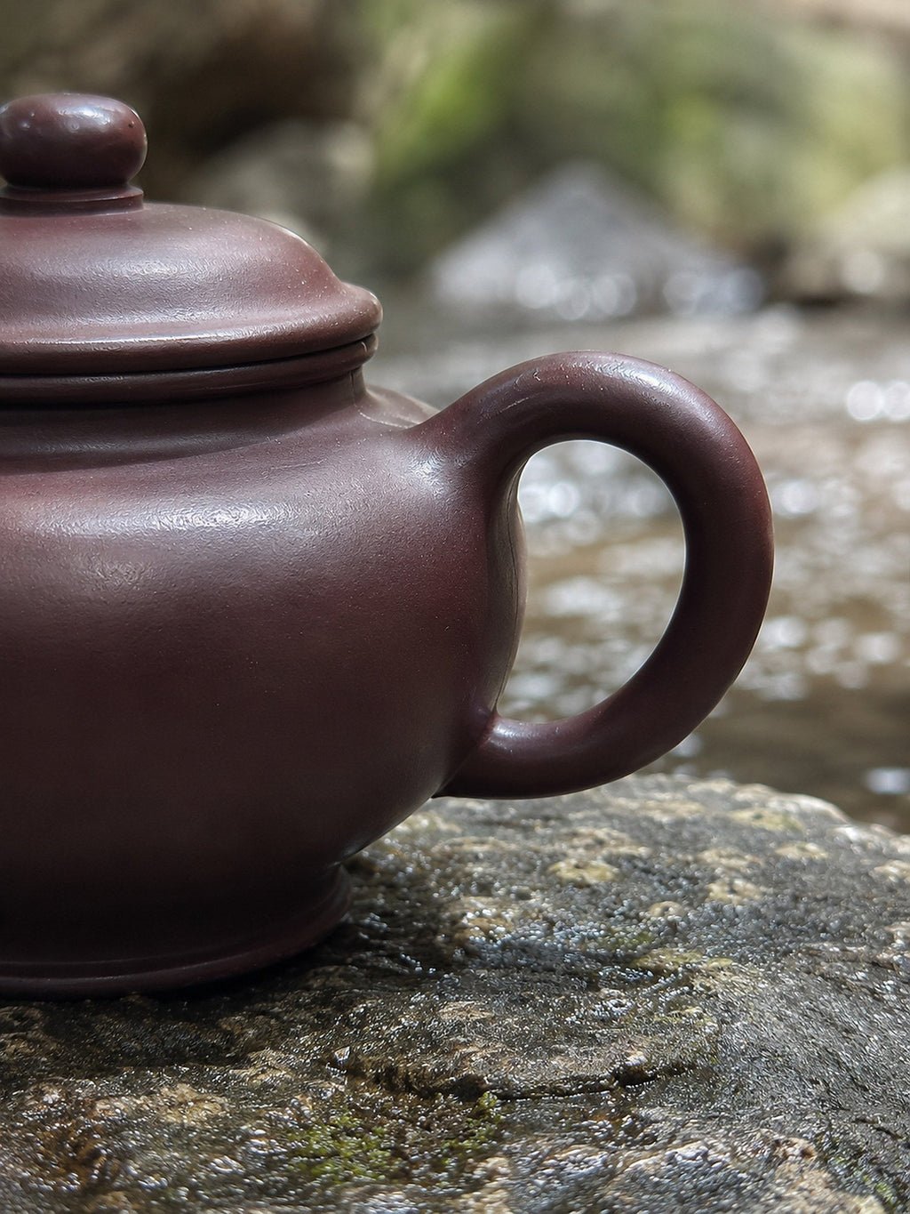 Handmade Duozhi Yixing Zisha Teapot – Shihong Clay, 150ml